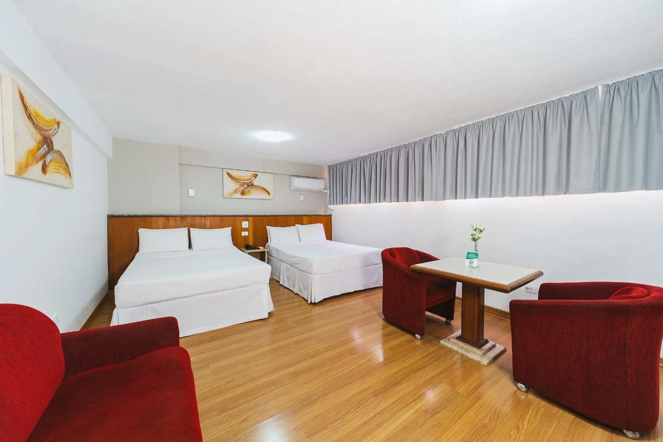 Bed in Hotel Nacional Inn Curitiba Estação Shopping