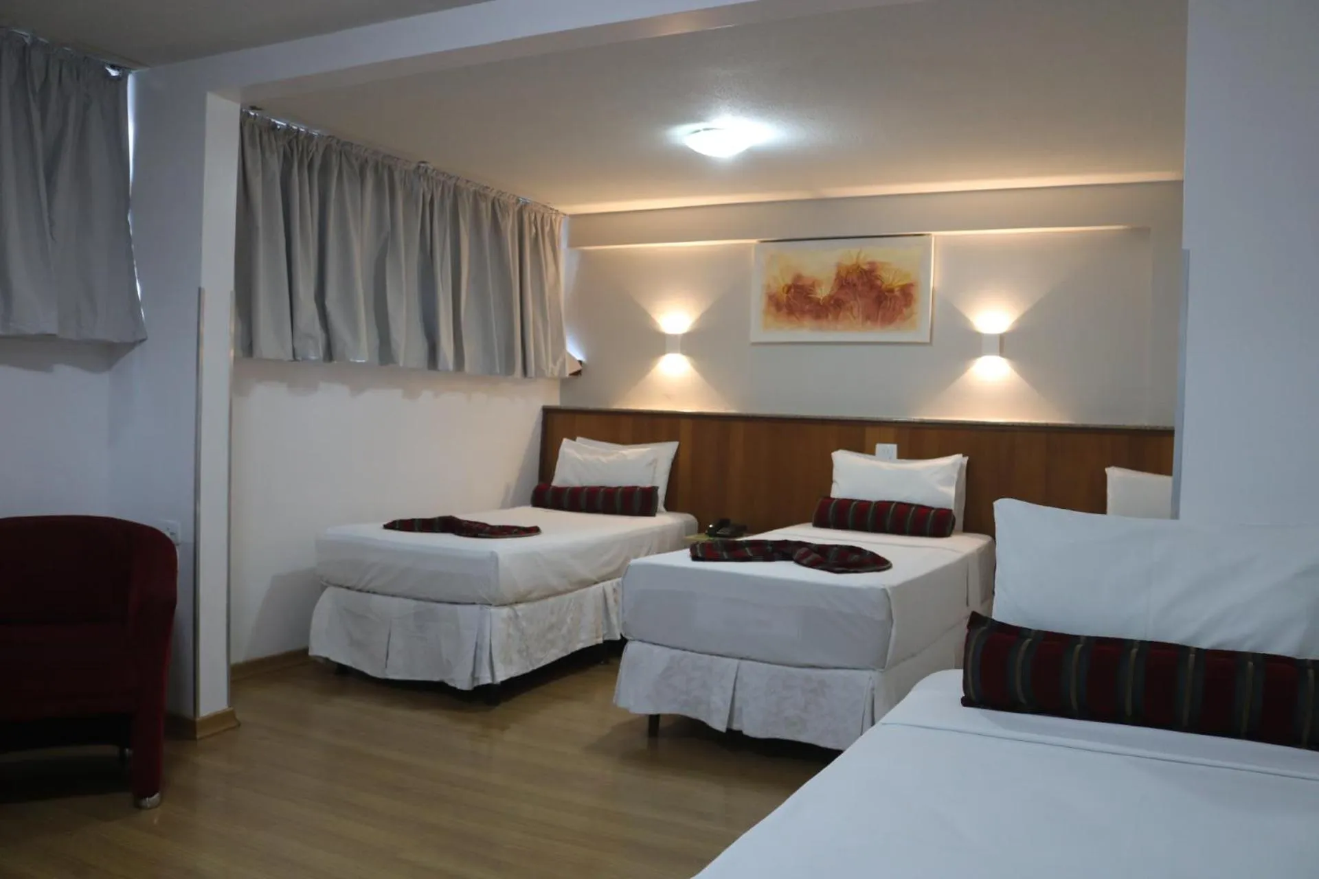 Bed in Hotel Nacional Inn Curitiba Estação Shopping