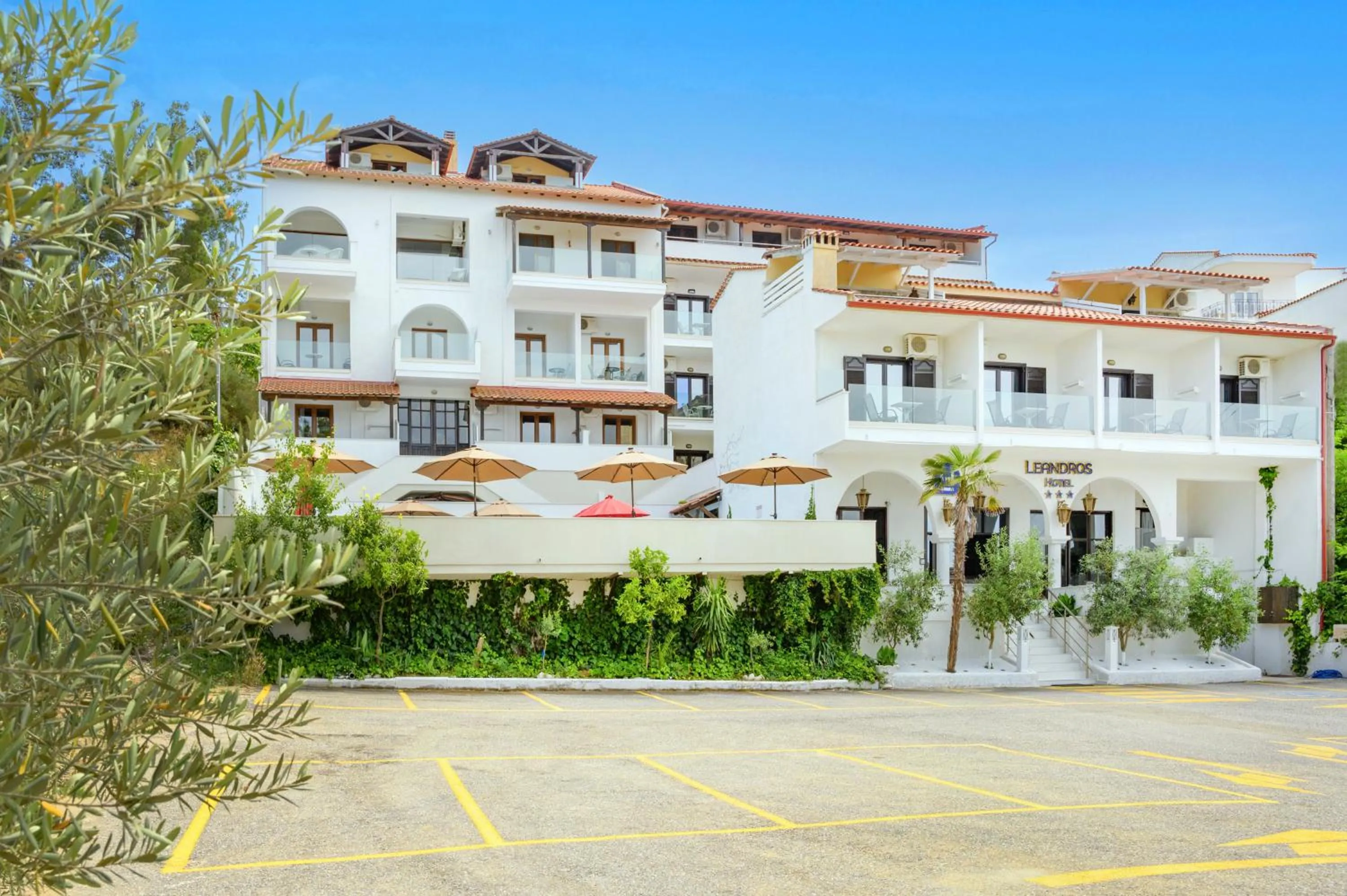 Property building in Leandros Hotel
