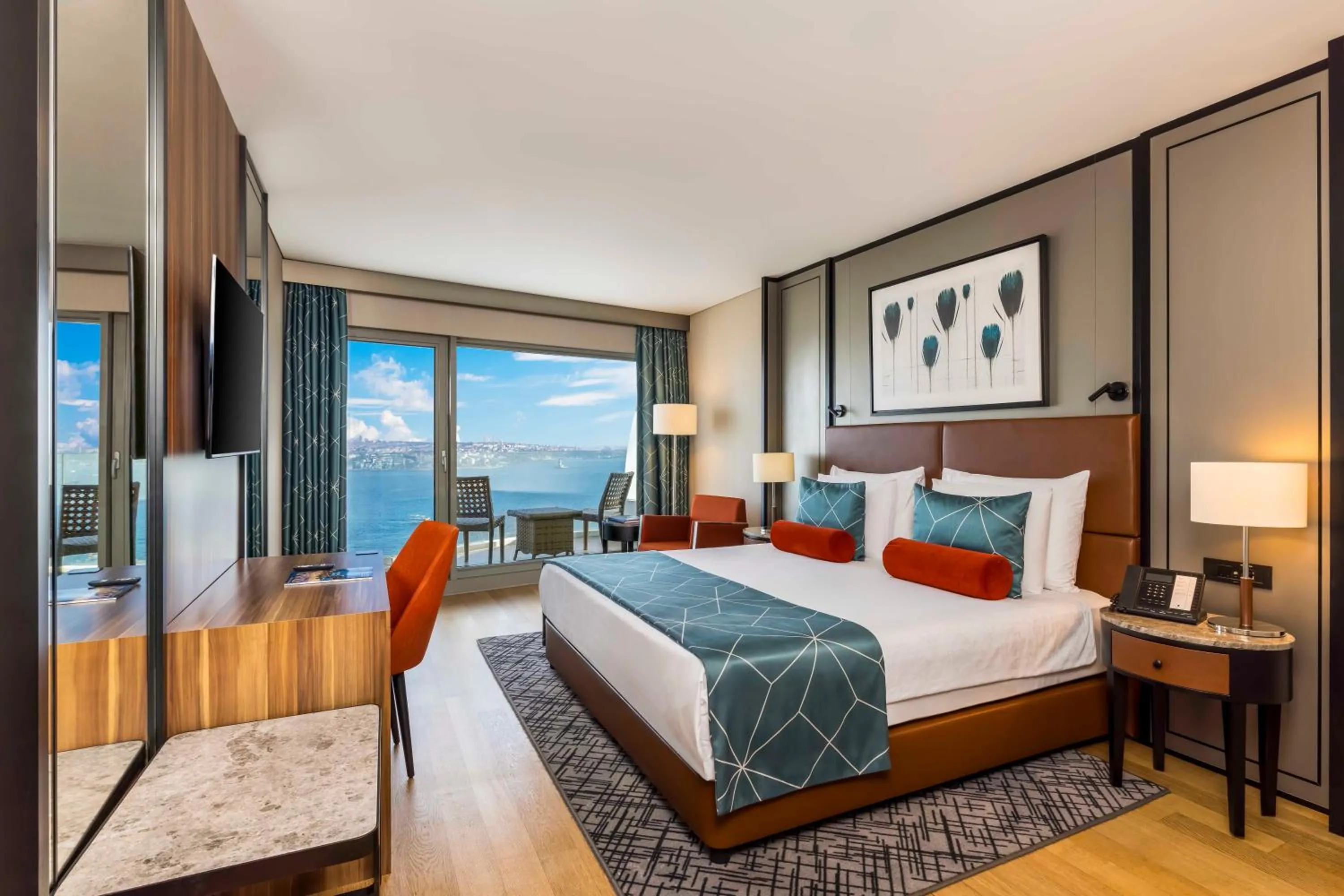 Bed in Opera Hotel Bosphorus - Preferred Hotels and Resorts