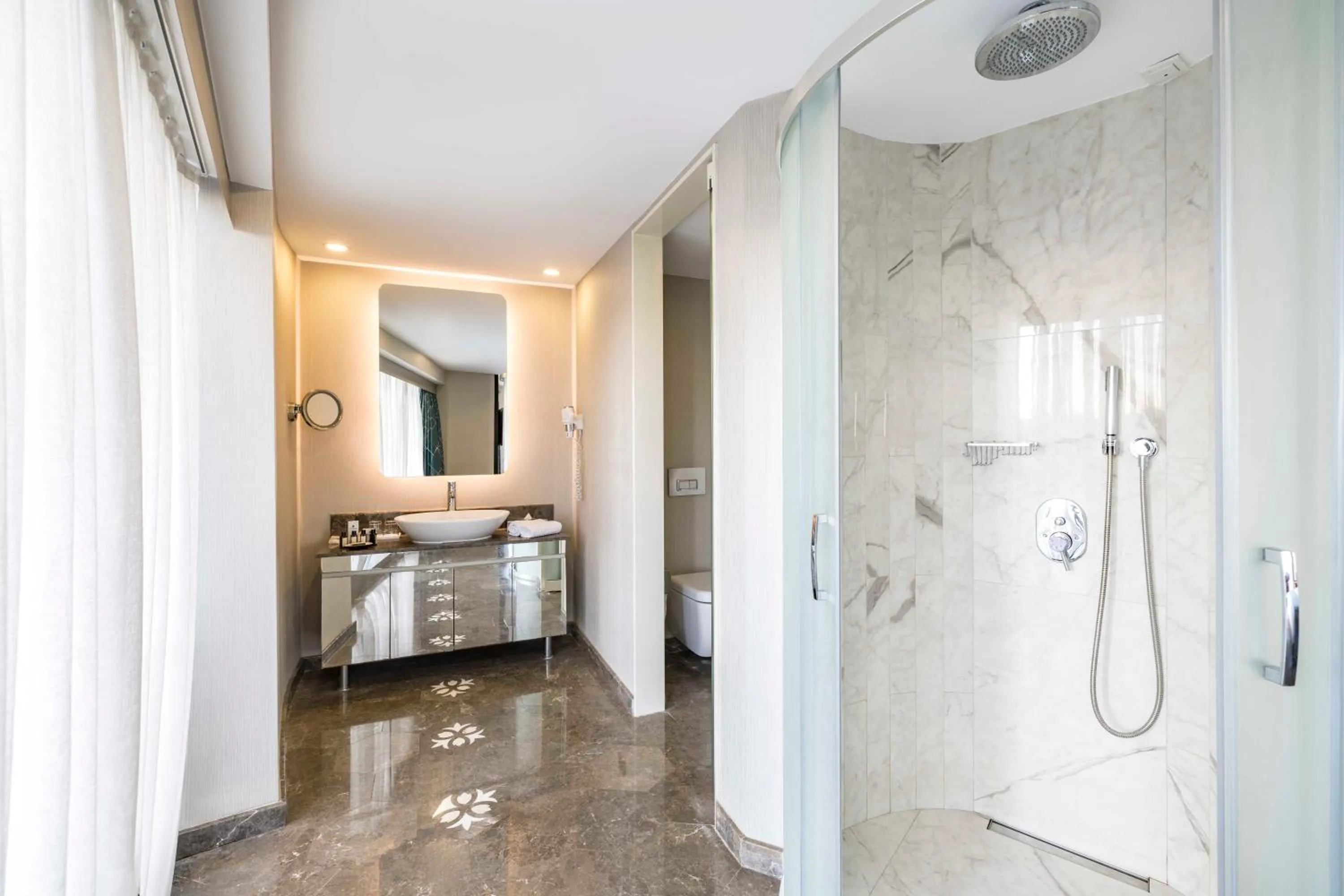 Shower, Bed in Opera Hotel Bosphorus - Preferred Hotels and Resorts
