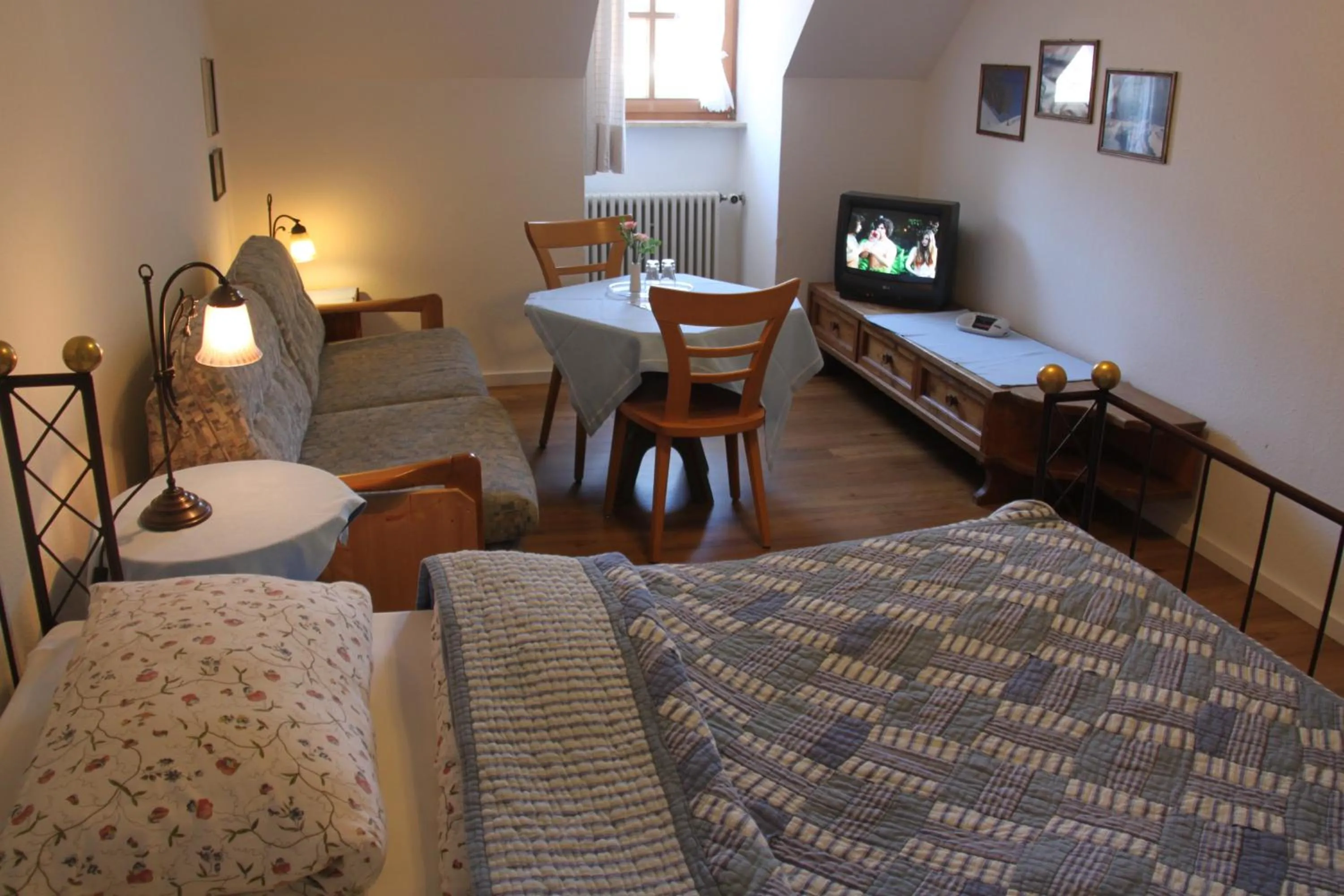 Photo of the whole room, Bed in Hotel-Gasthof Rose