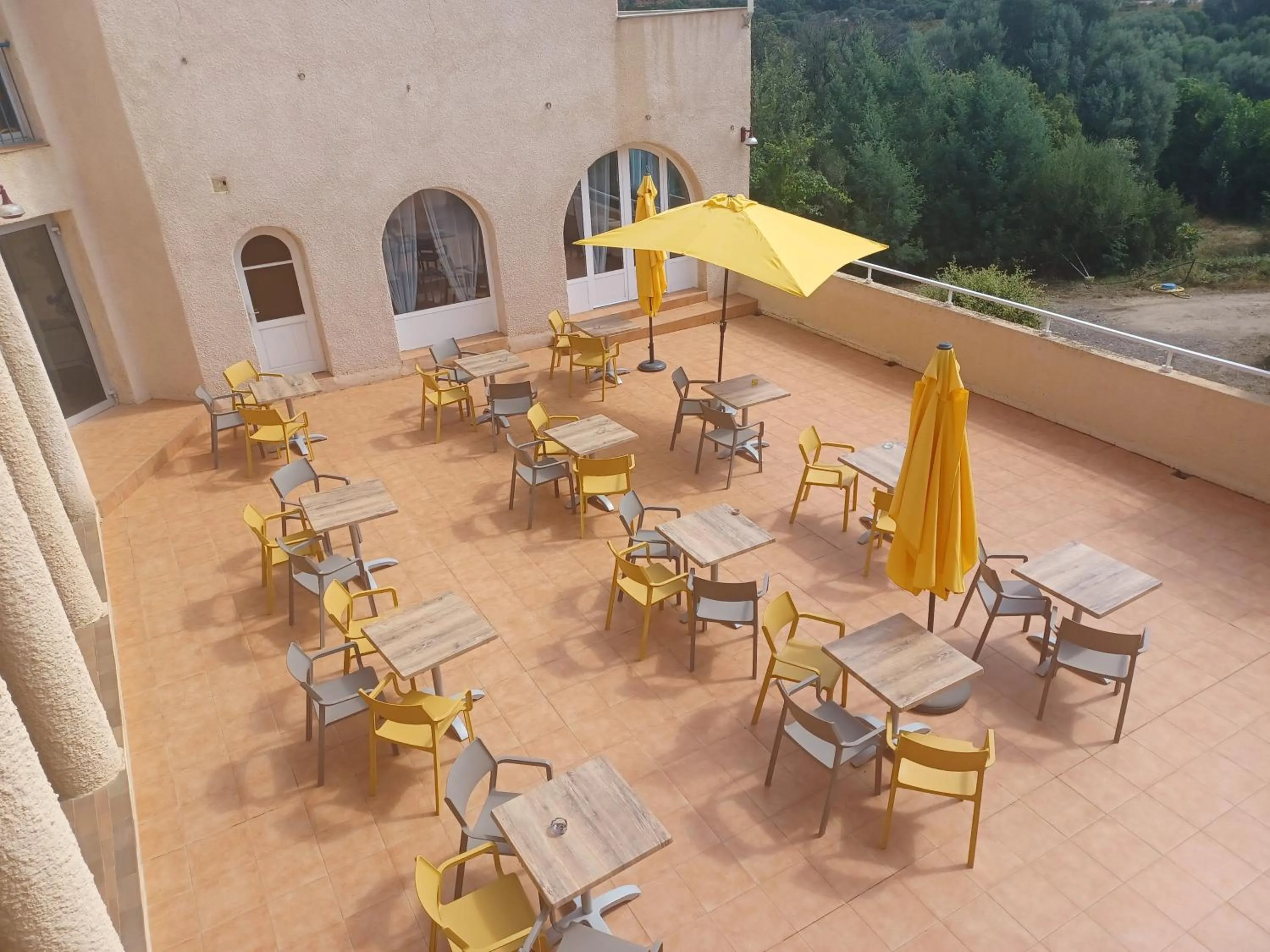 Patio in Hotel Cinque Arcate