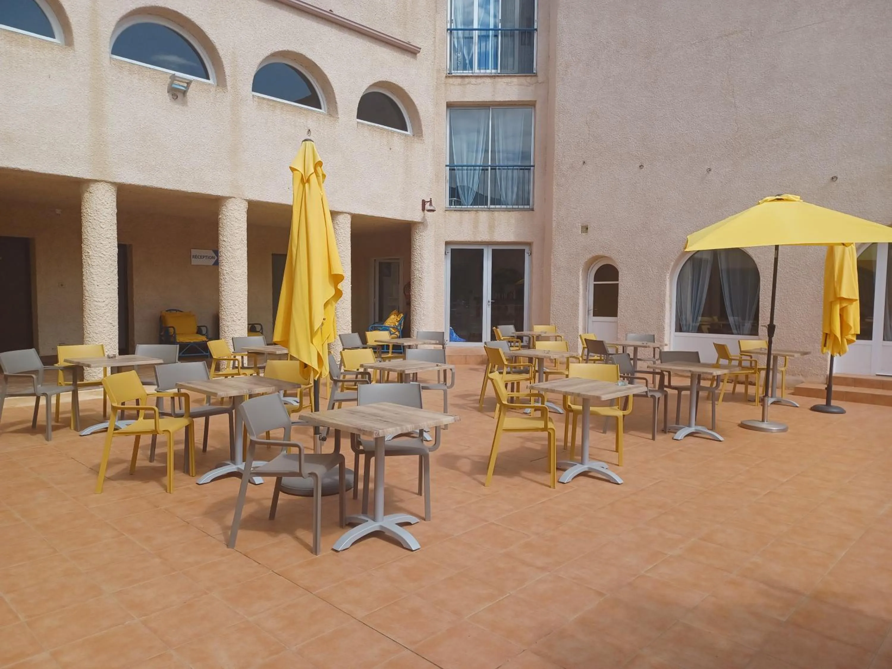 Patio in Hotel Cinque Arcate