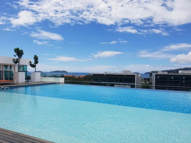 Swimming pool in Sutera Avenue by Alawa Homes Kota Kinabalu