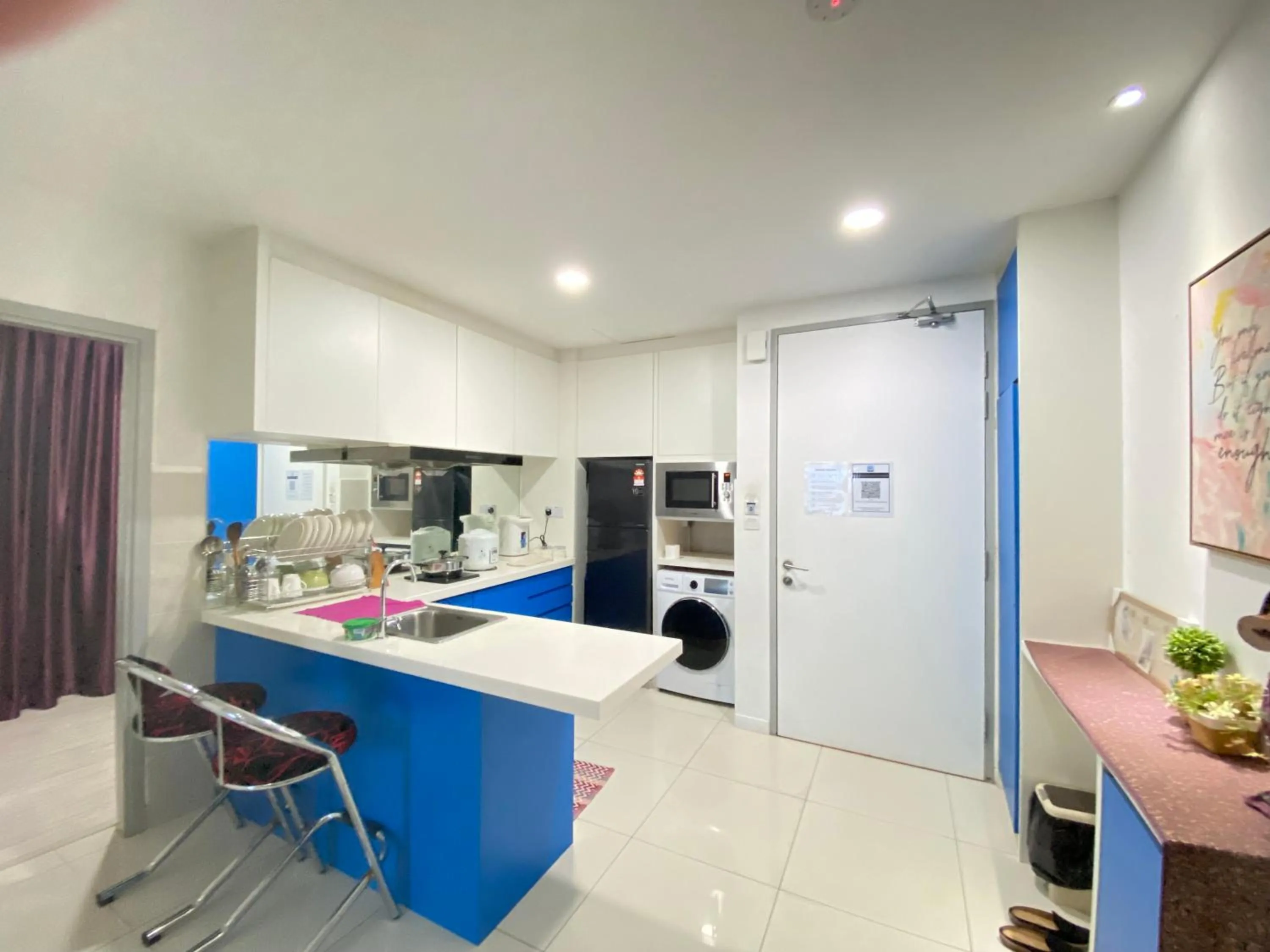 Kitchen or kitchenette in Sutera Avenue by Alawa Homes Kota Kinabalu
