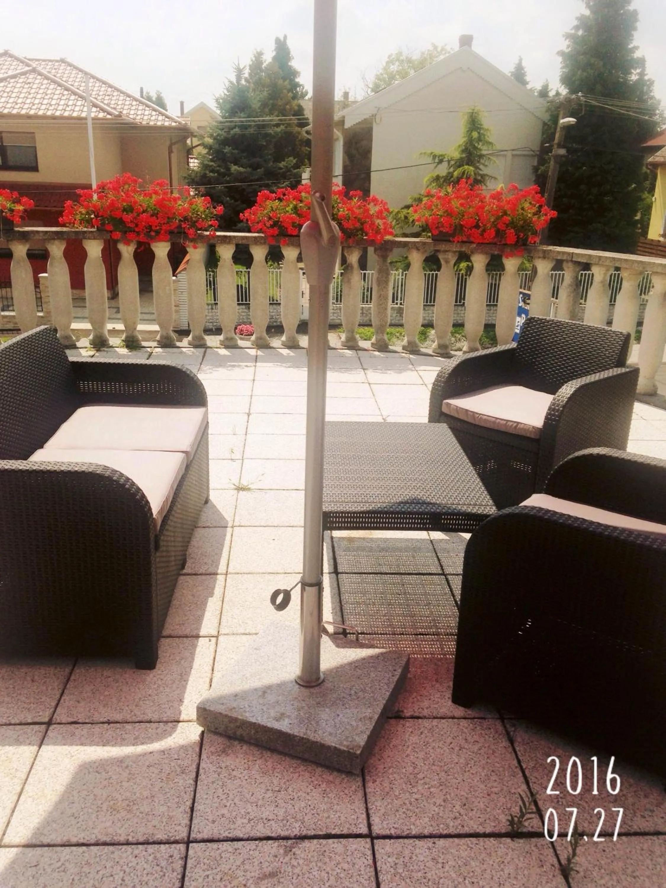 Patio in Steinhaus Bed & Breakfast