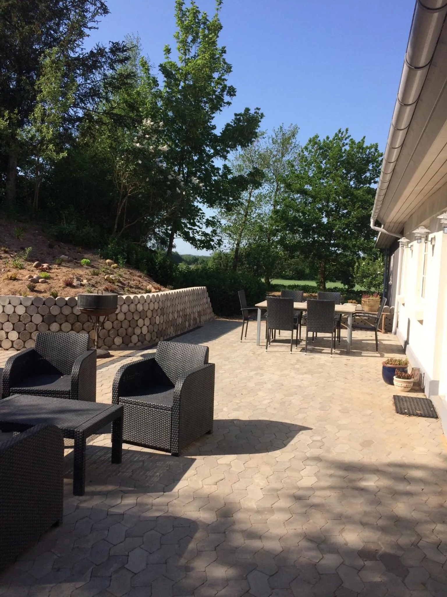 Balcony/Terrace in Billund Holiday - Assengaard B & B