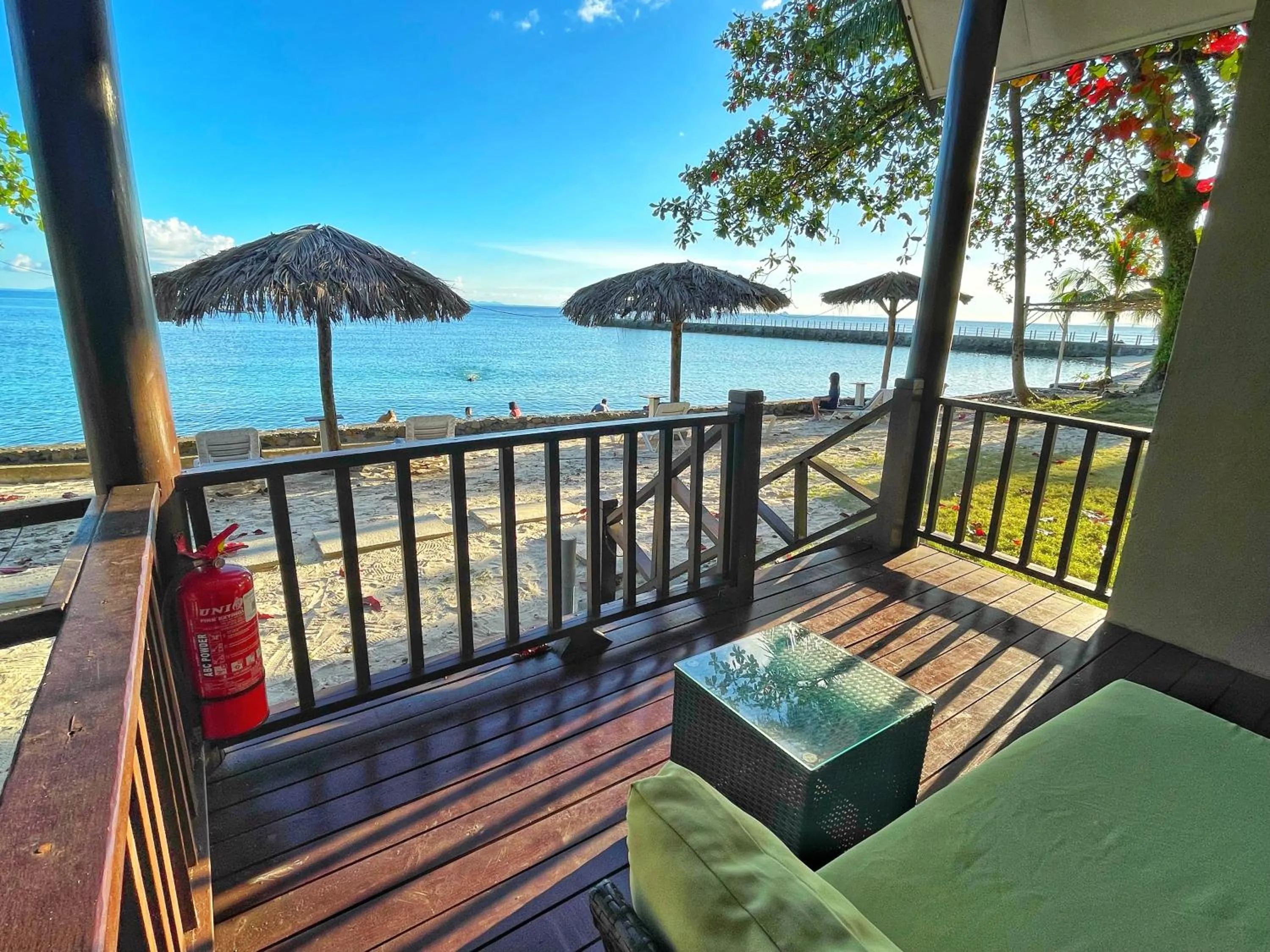 Balcony/Terrace in Tunamaya Beach & Spa Resort Tioman Island