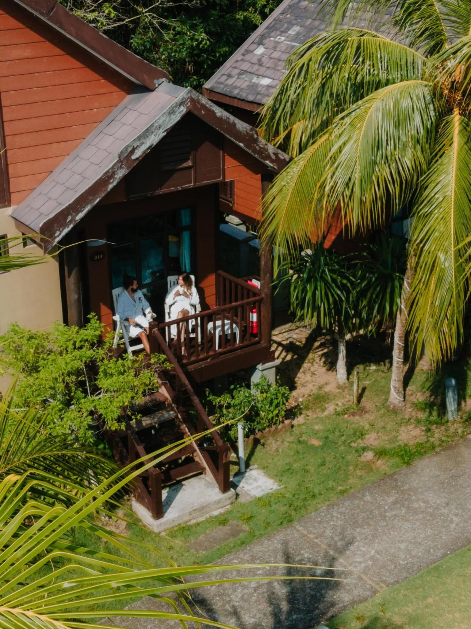 Balcony/Terrace in Tunamaya Beach & Spa Resort Tioman Island