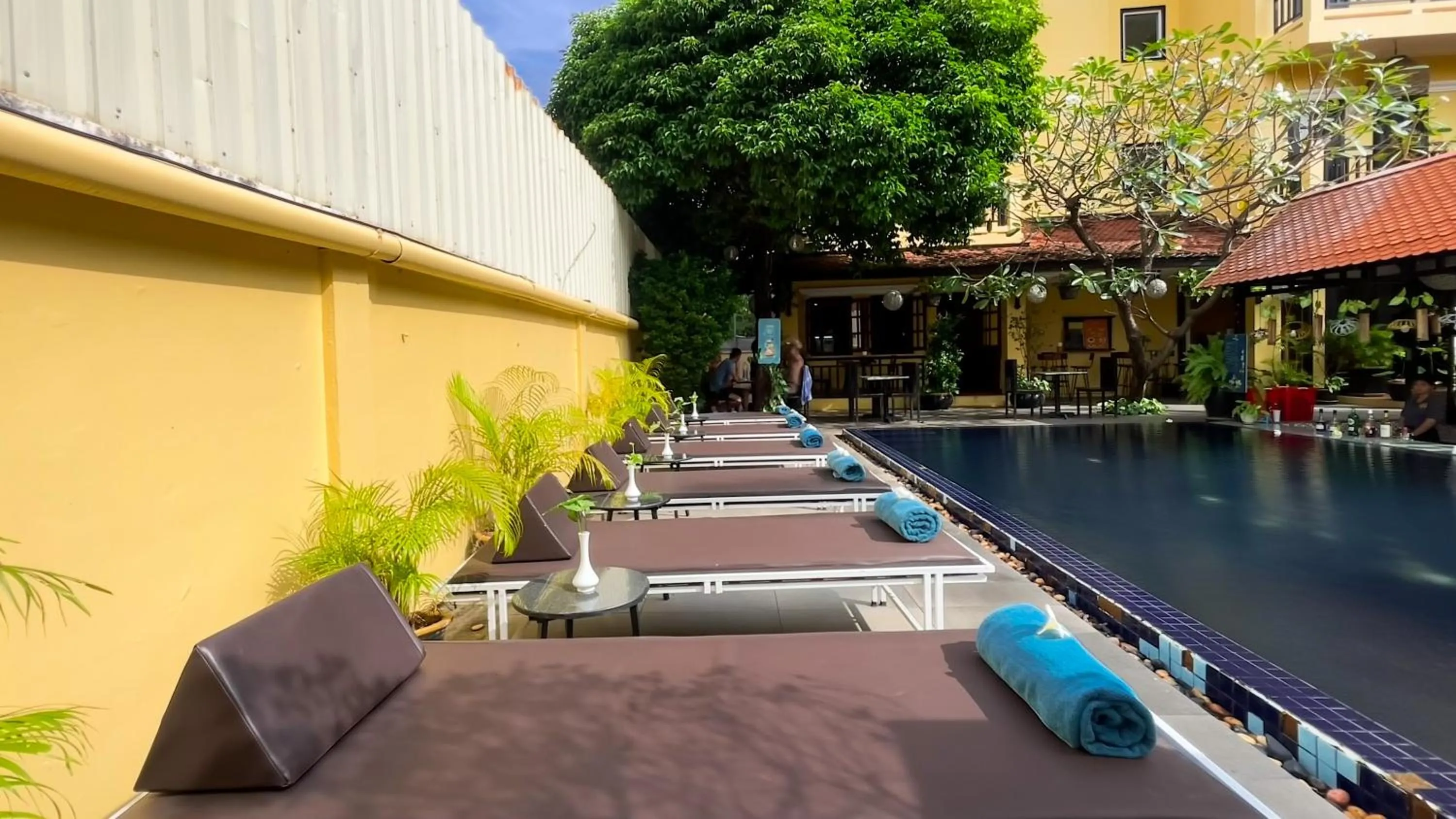 Lounge or bar in Villa Indochine d'Angkor