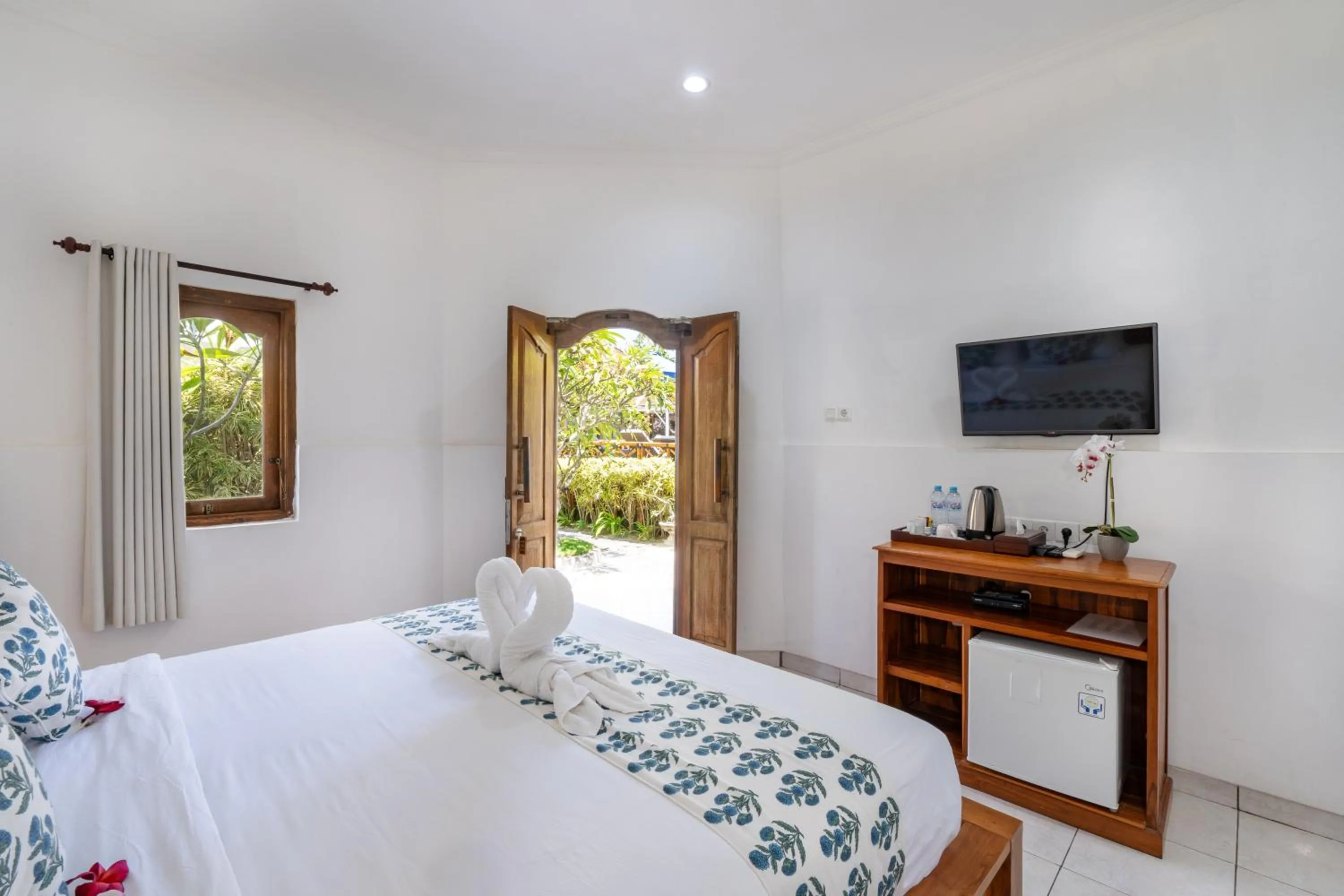 Bed in Nusa Indah Bungalow