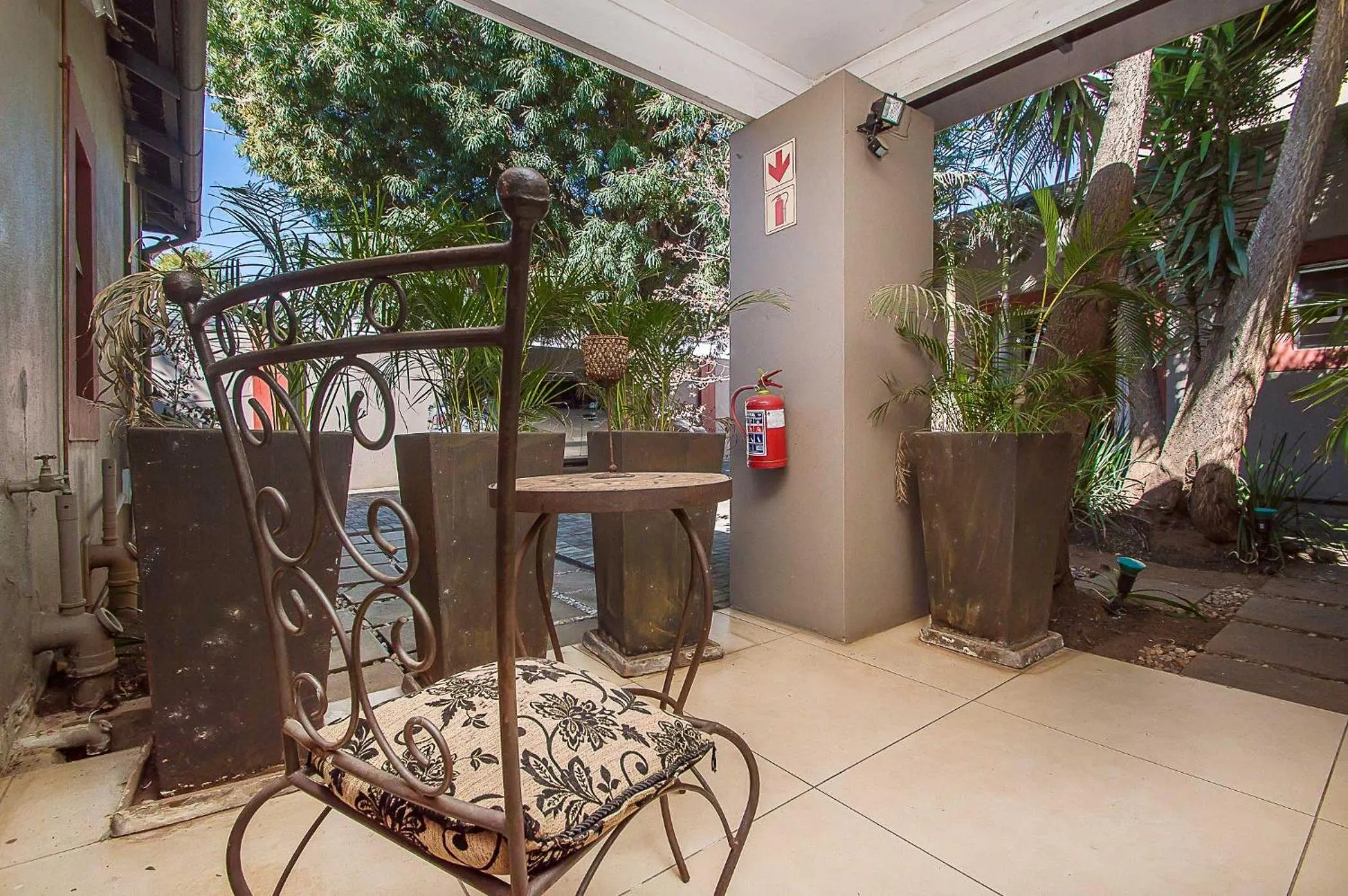 Garden in Saffron Guest House