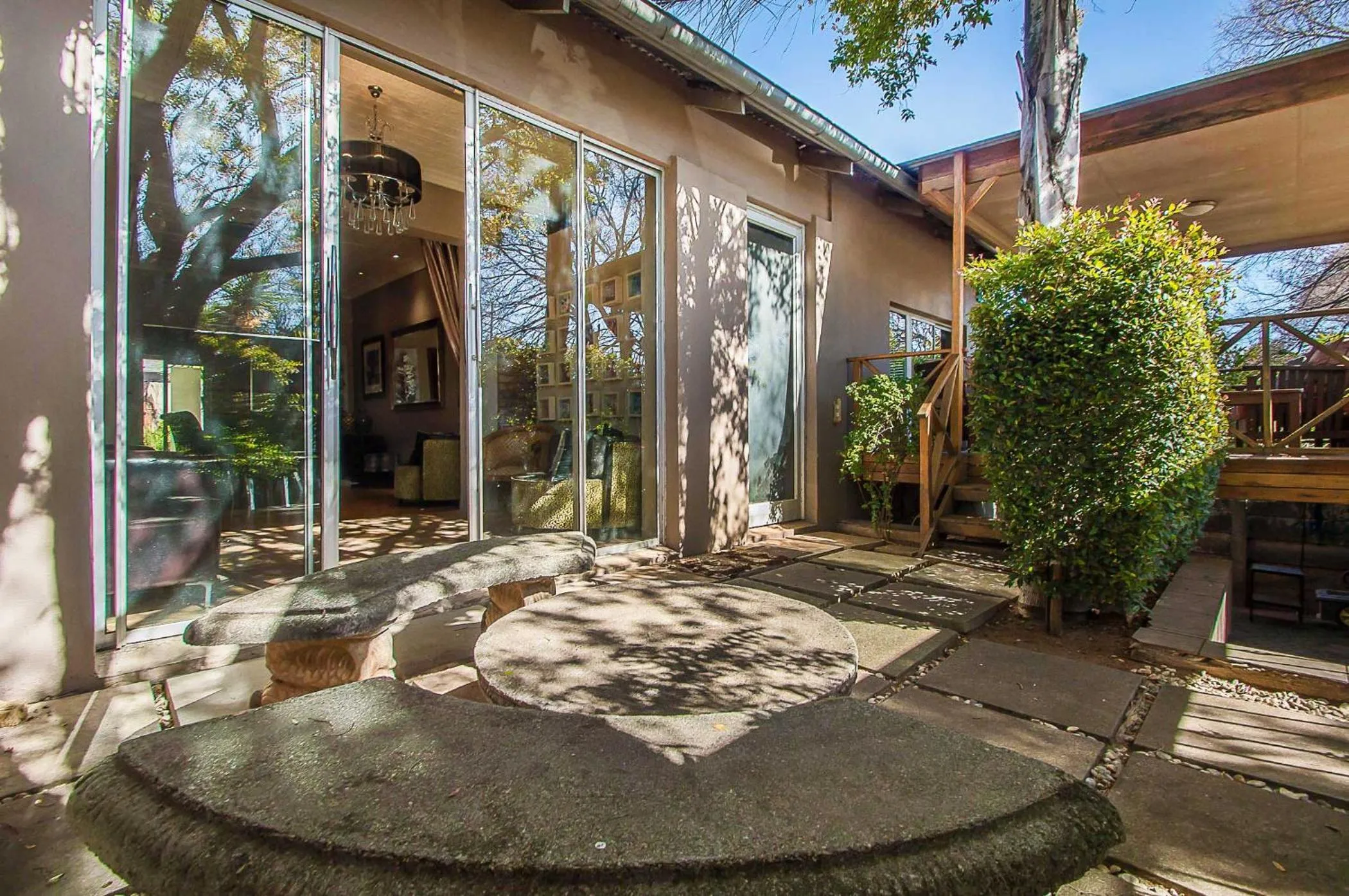 Patio in Saffron Guest House