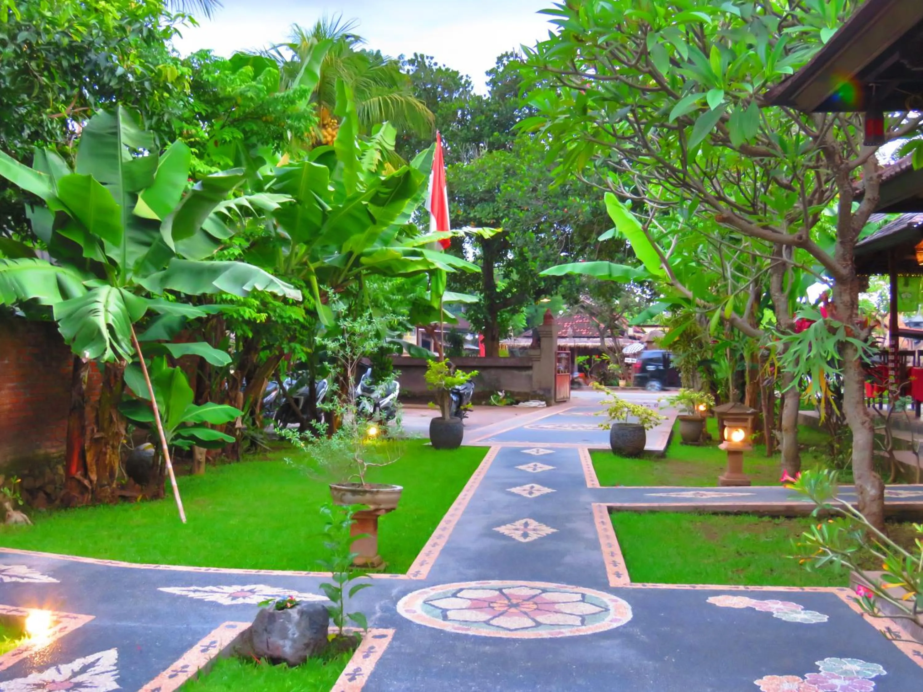 Street view in Suka Sari Cottages