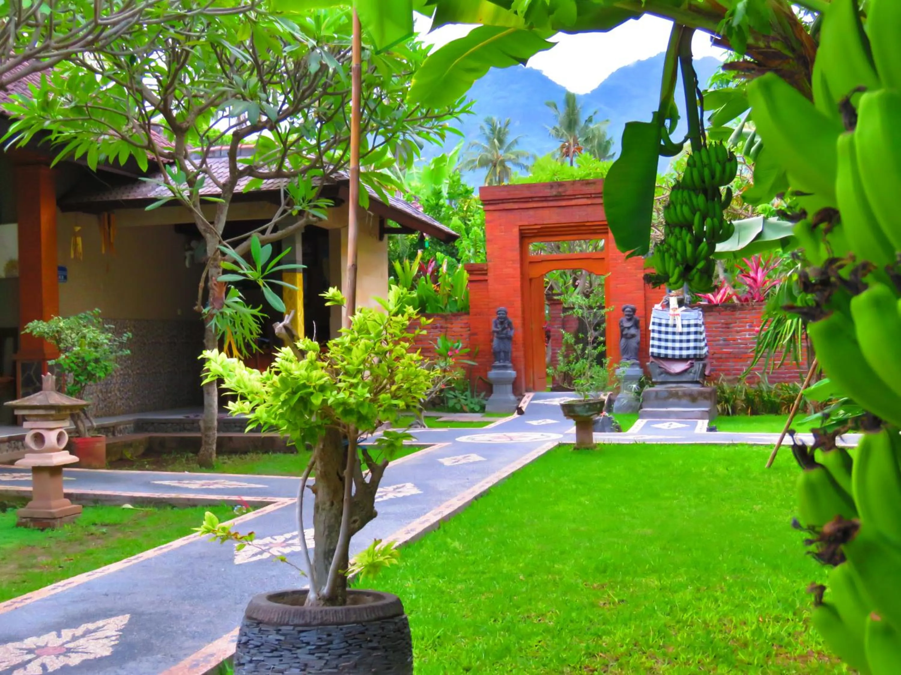 Garden in Suka Sari Cottages