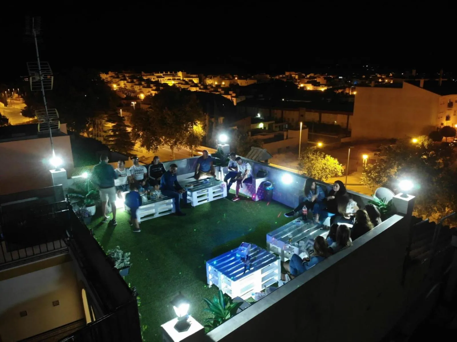 Patio in Hostal Málaga