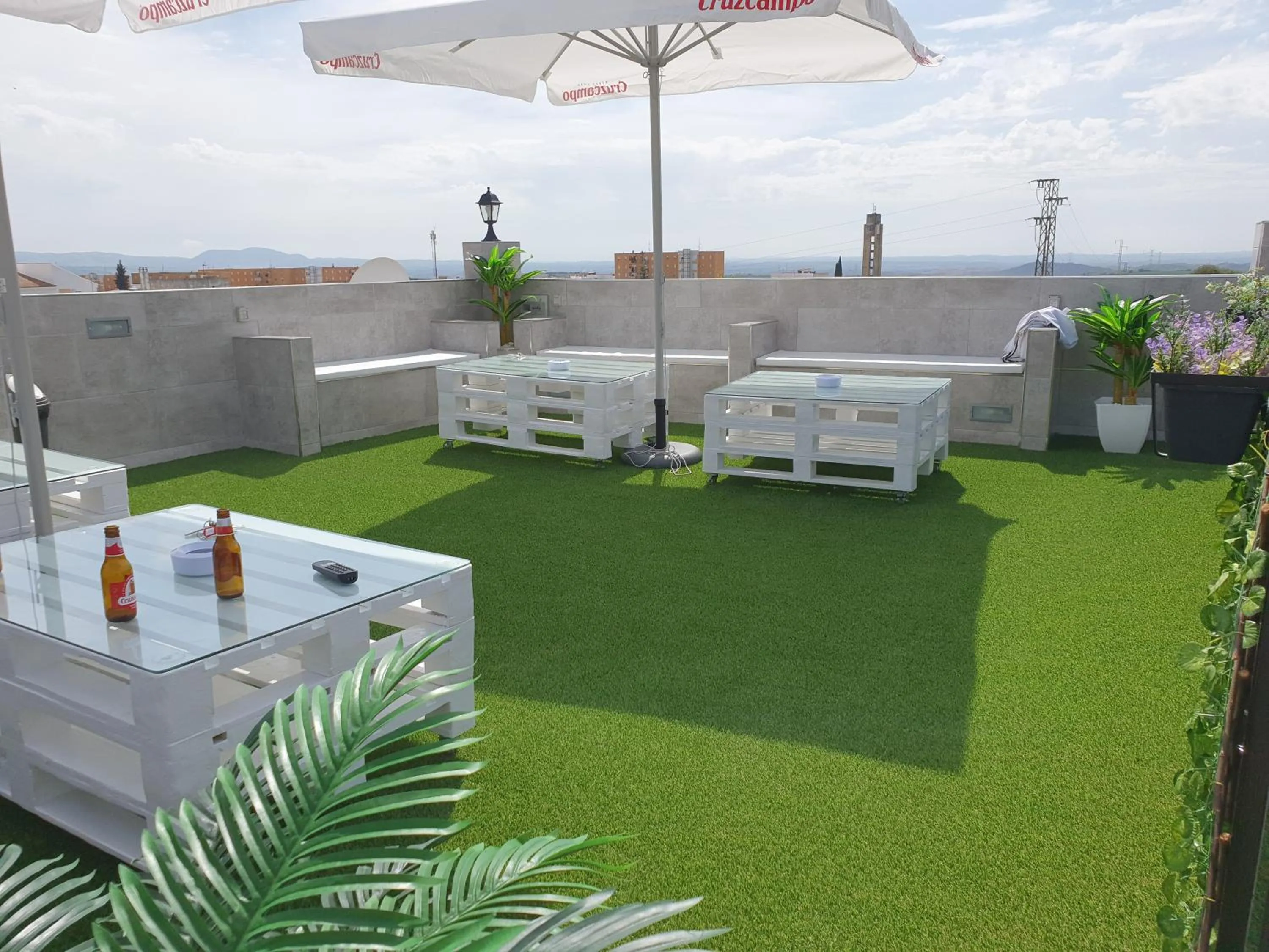 Patio in Hostal Málaga