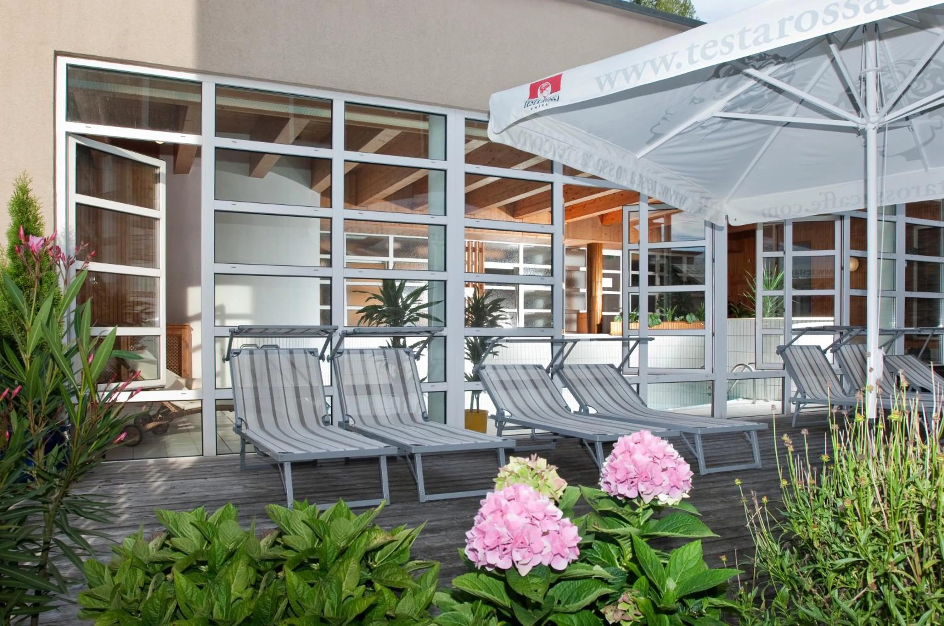 Balcony/Terrace in AKTIVHOTEL Weisser Hirsch