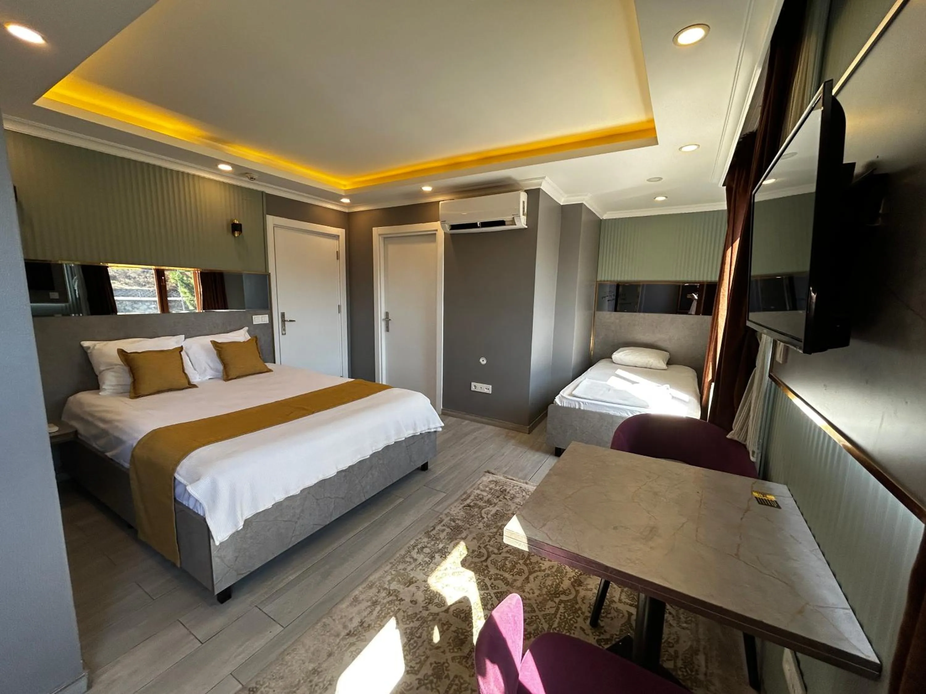 Bed in Sahrakent Otel Ataşehir