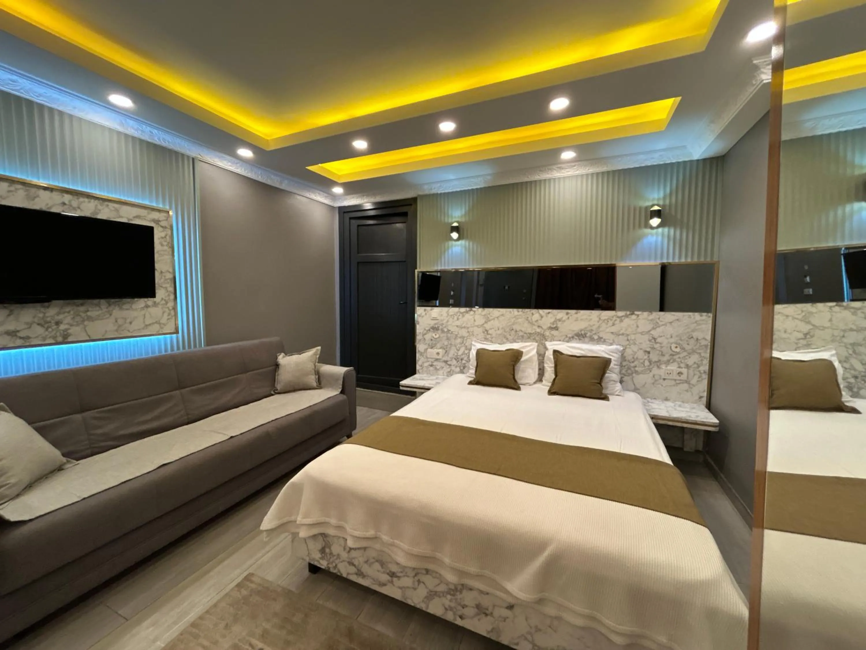 Bed in Sahrakent Otel Ataşehir