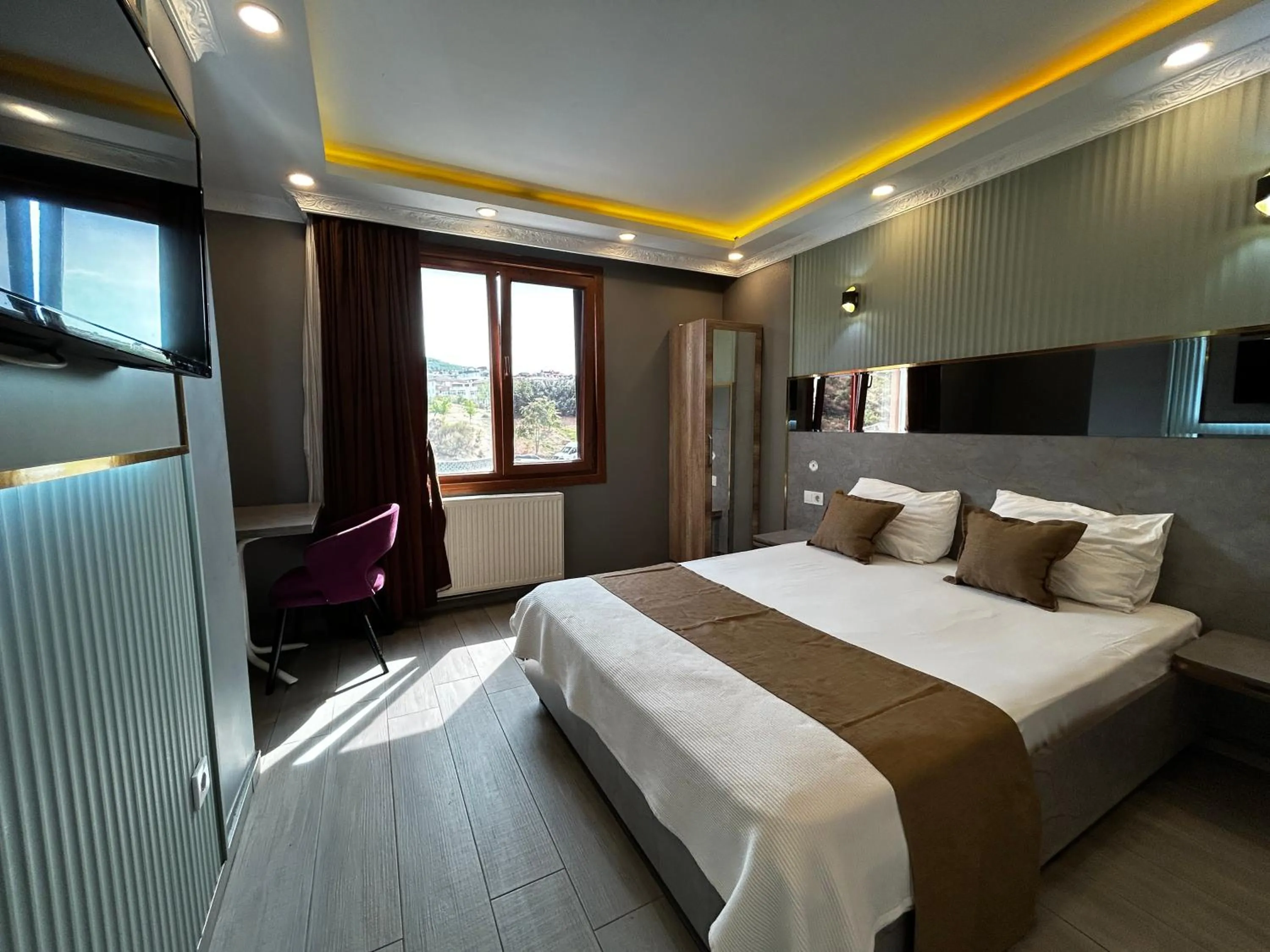 Bed in Sahrakent Otel Ataşehir