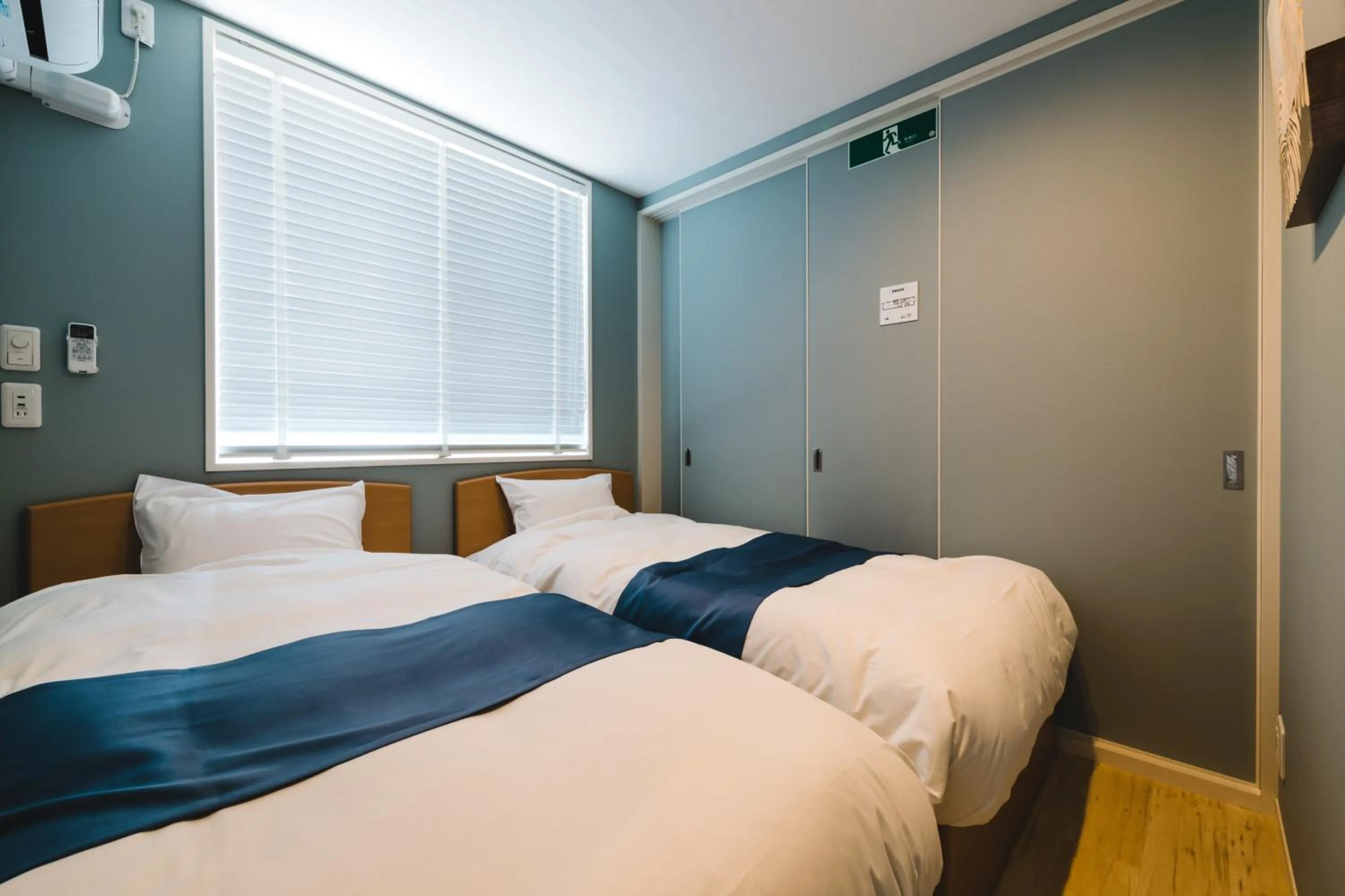 Bedroom, Bed in Trip Base HAKATAEKIMAE