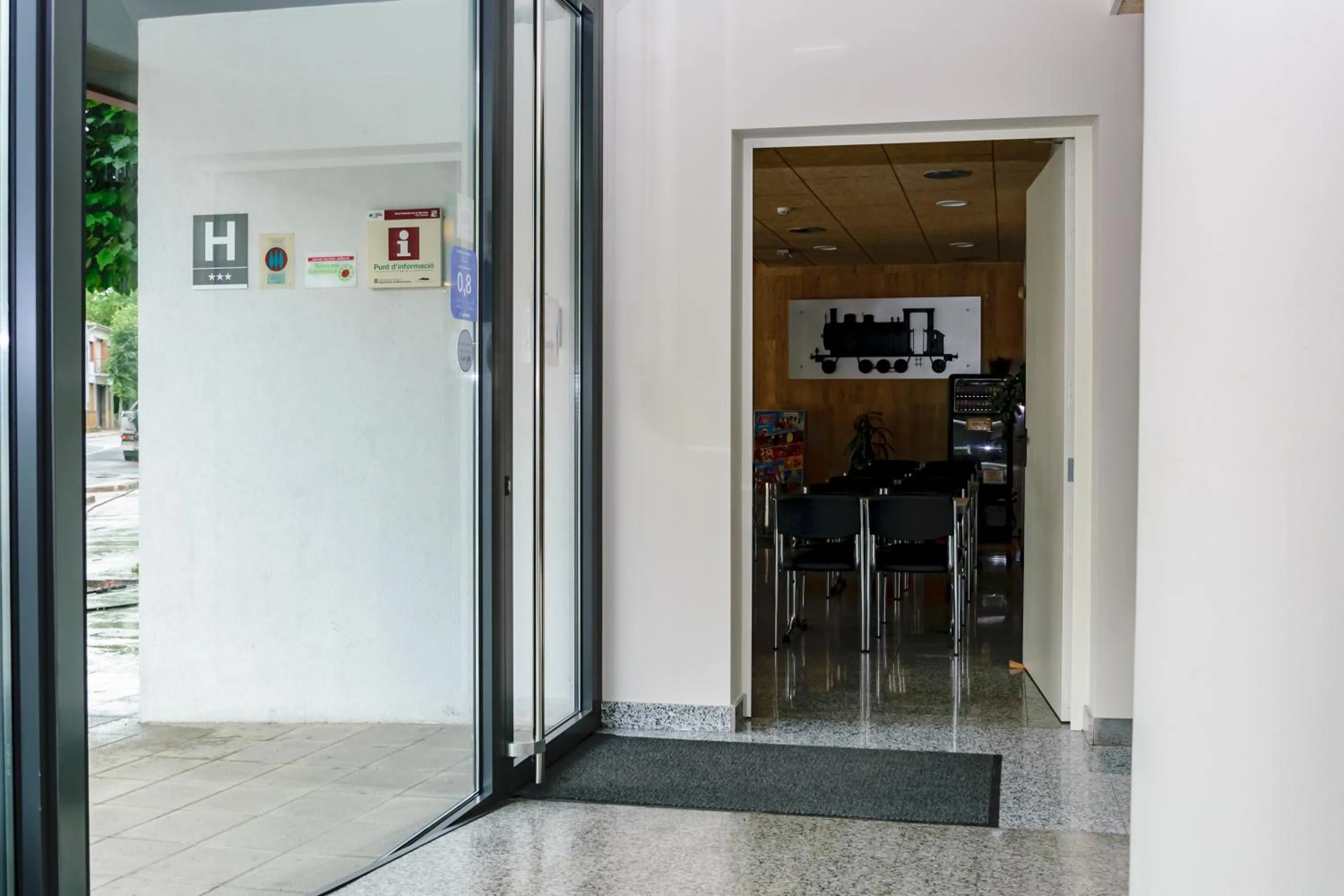 Lobby or reception in Hotel Estació