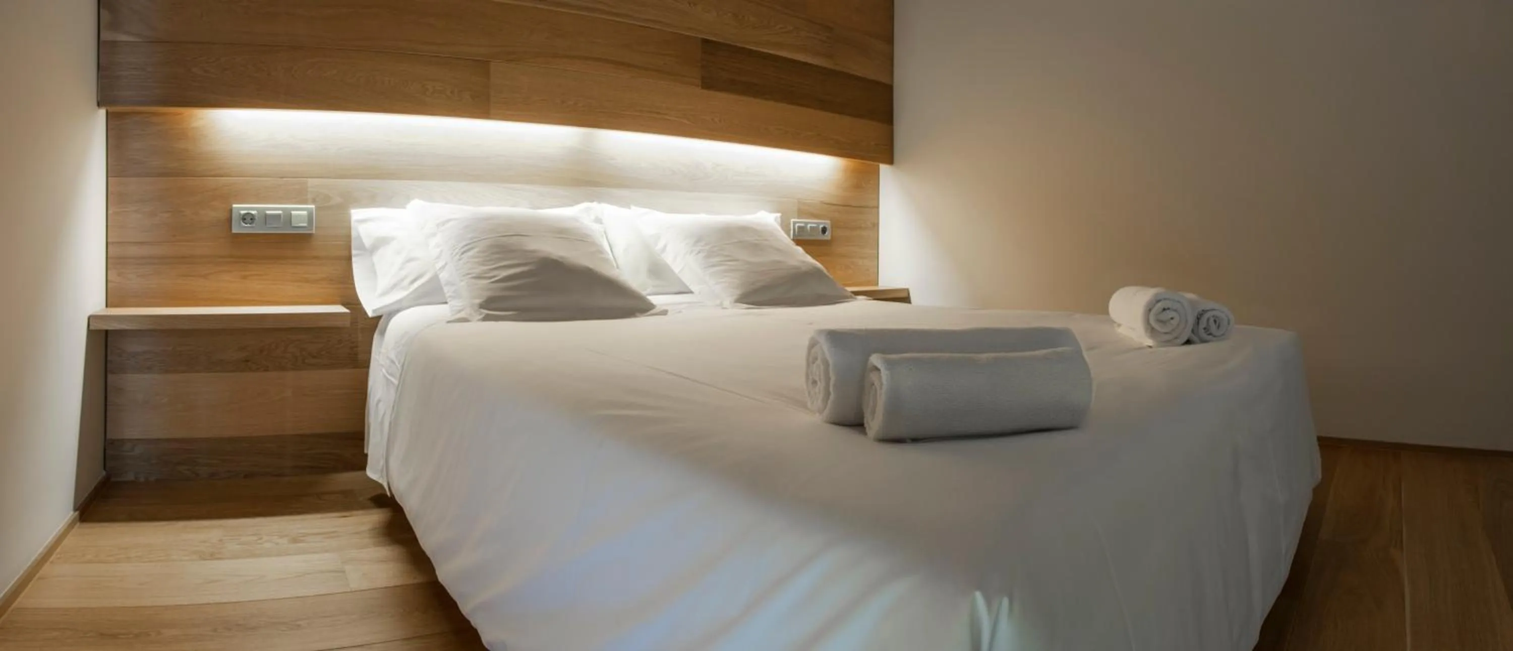 Bed in Hotel Estació