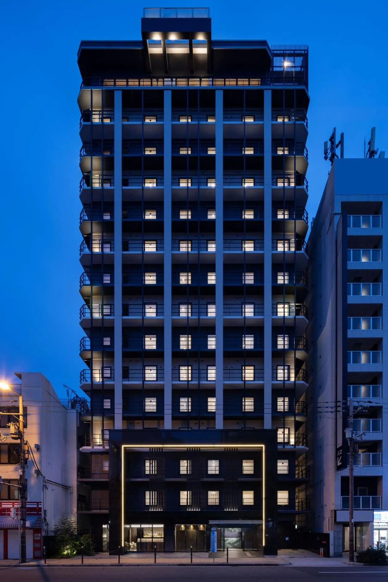 Property building in the b namba-kuromon