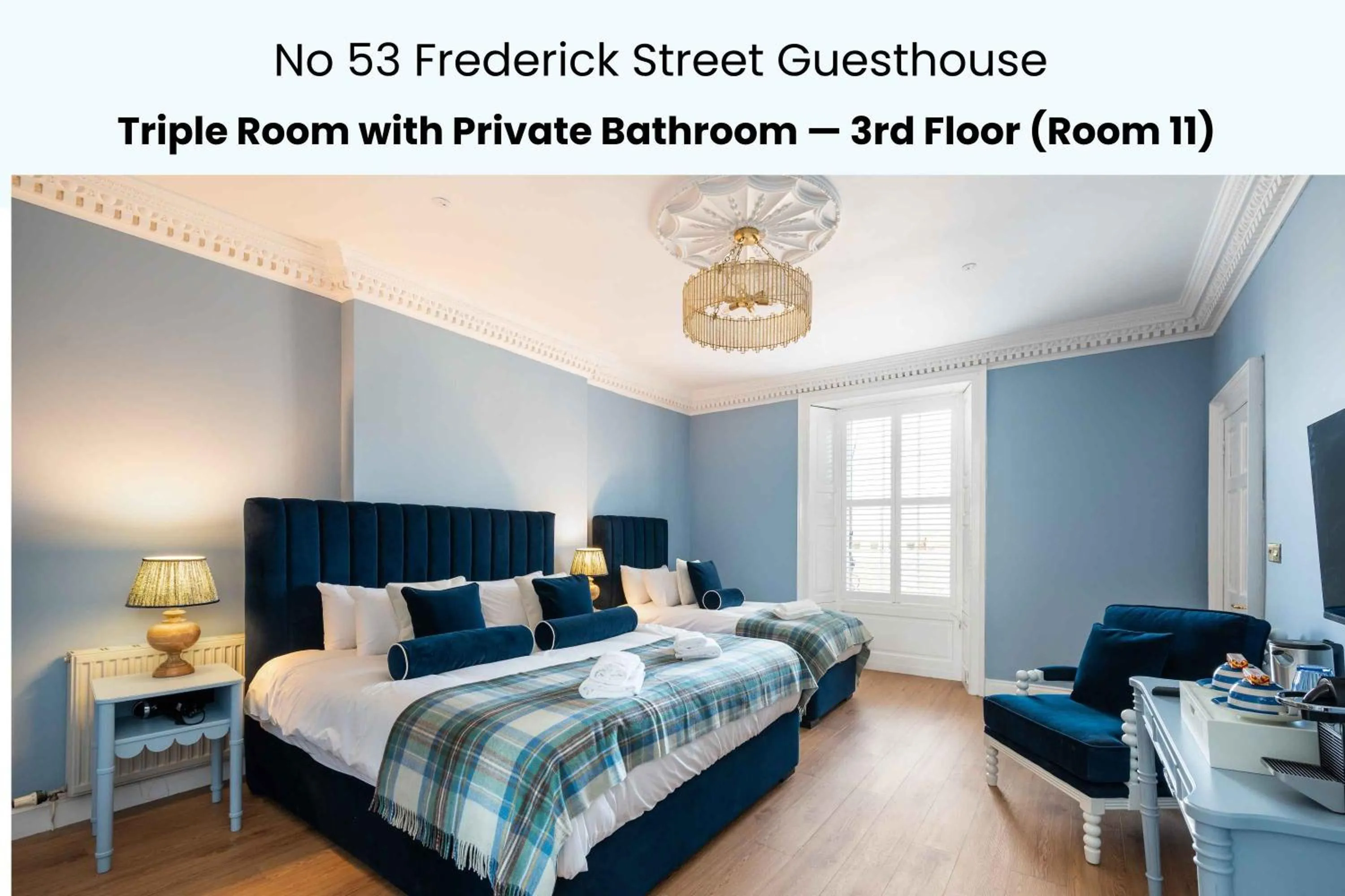 Bed in No. 53 Frederick Street