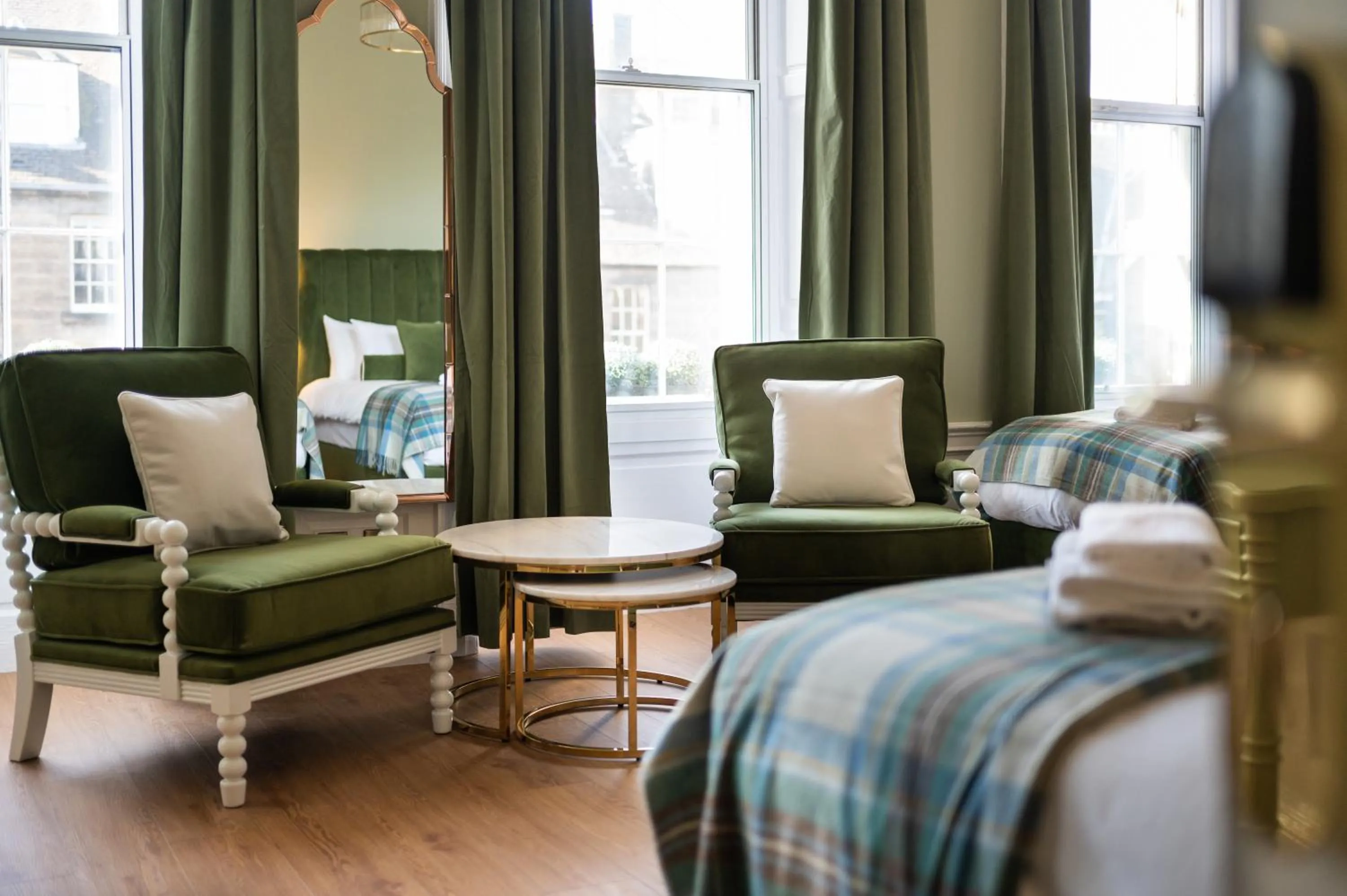 Seating area, Bed in No. 53 Frederick Street