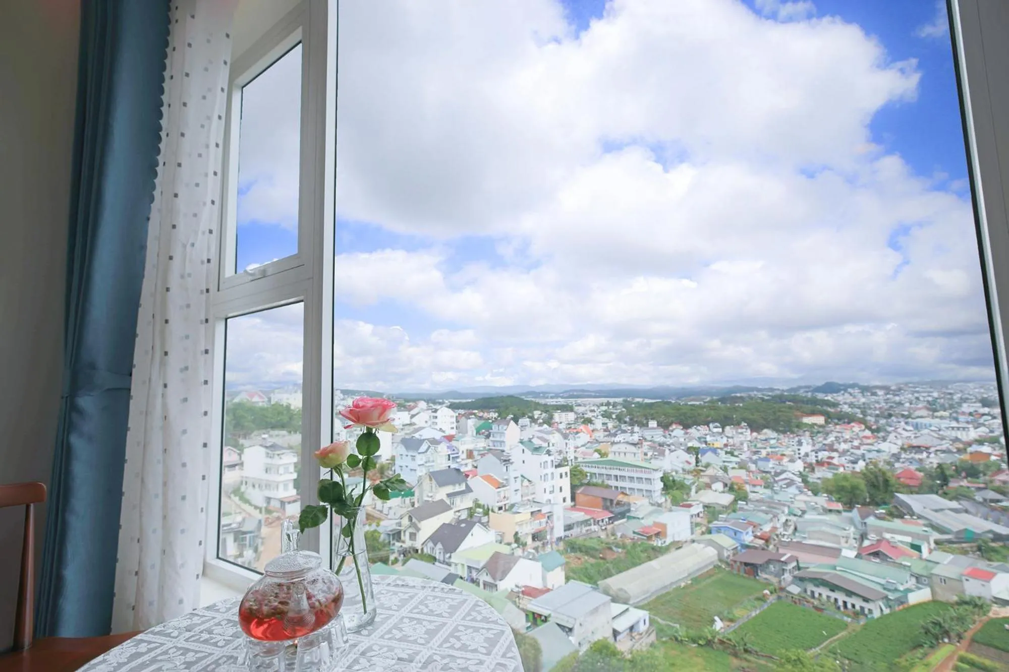 City view in Rose Valley Hotel Da Lat Vietnam