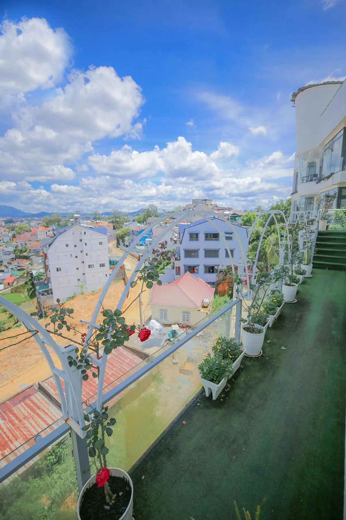 Balcony/Terrace in Rose Valley Hotel Da Lat Vietnam