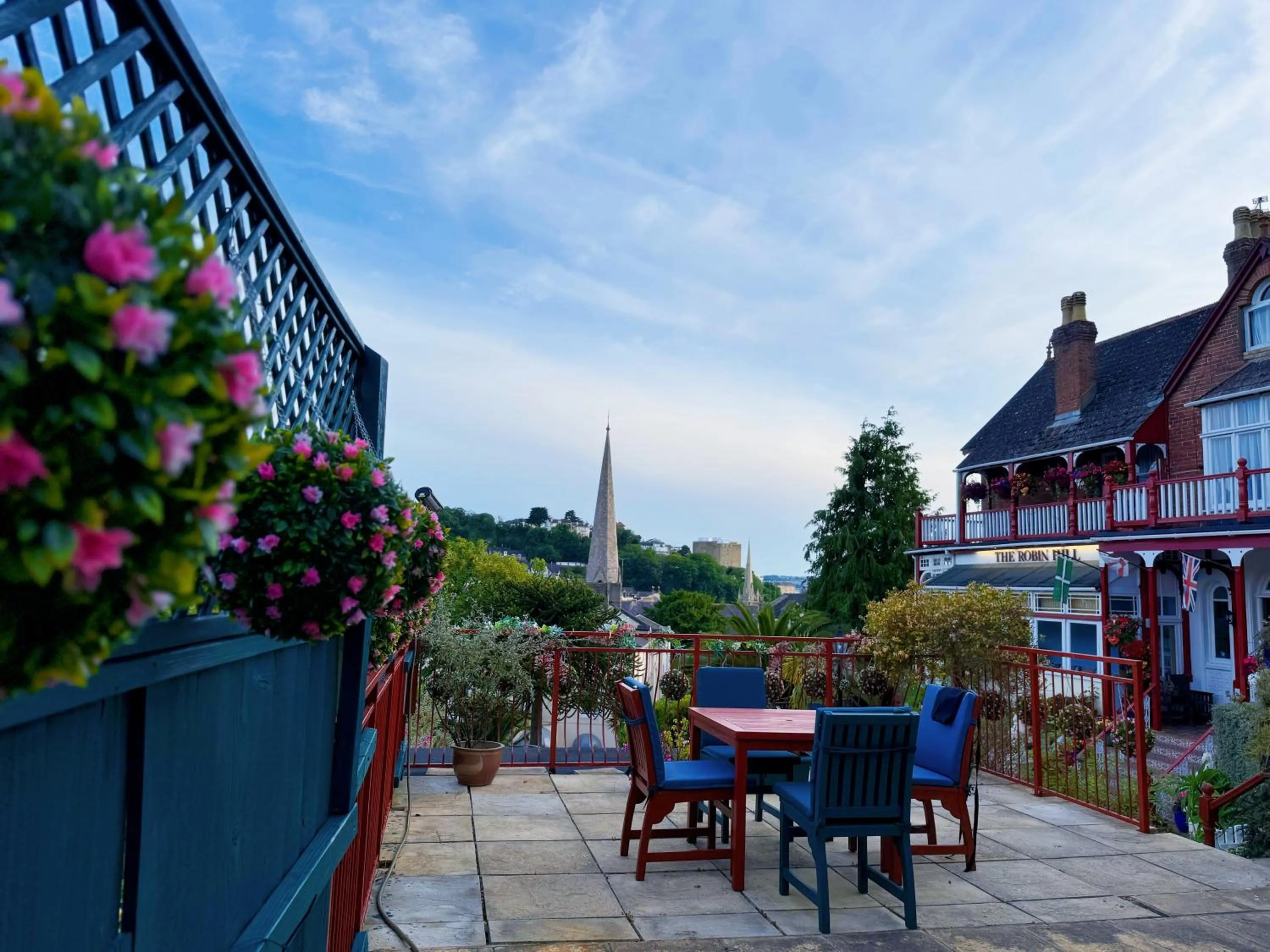 Garden view in The Robin Hill