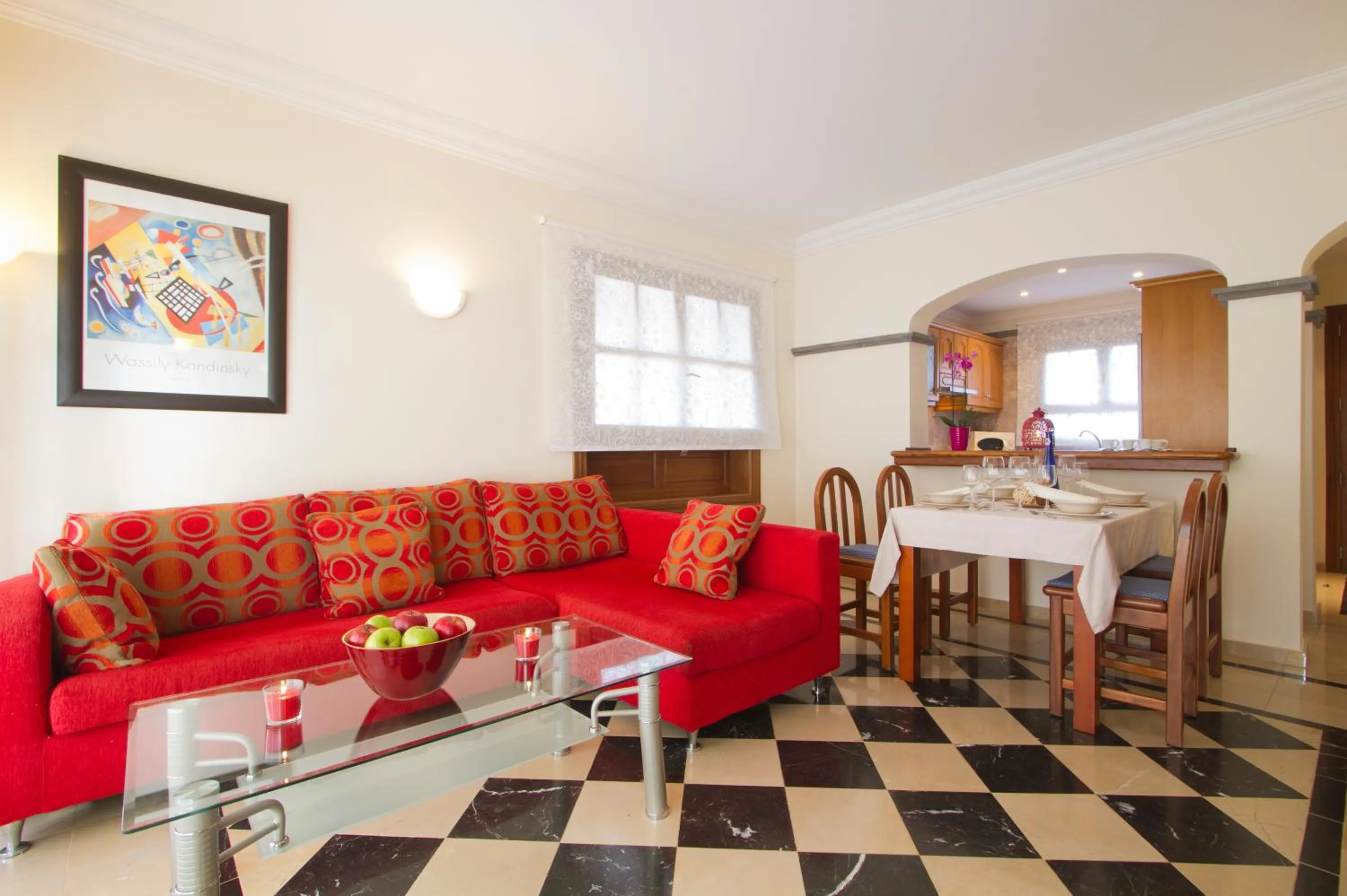 Living room in Villas Coral Deluxe