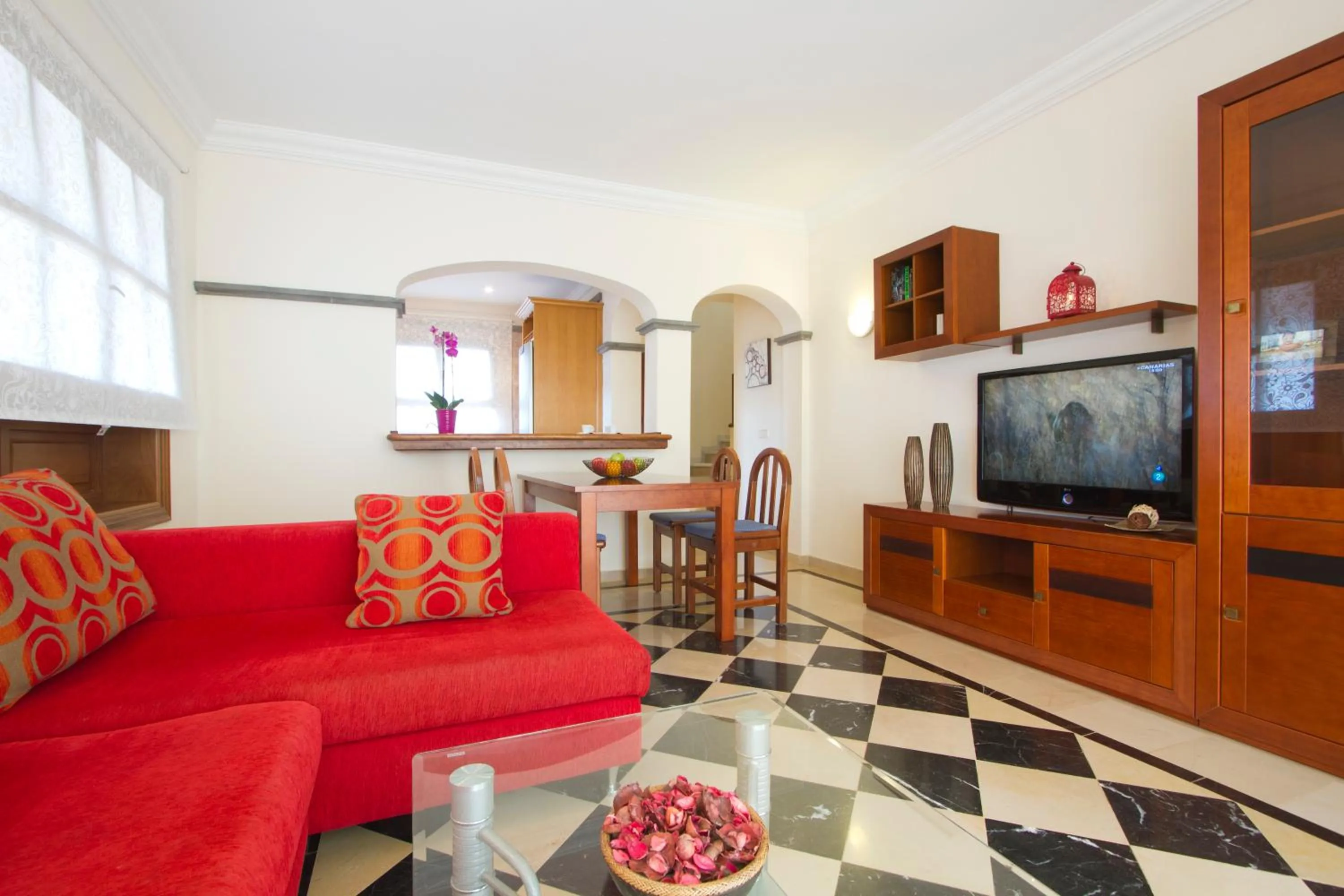 Living room in Villas Coral Deluxe