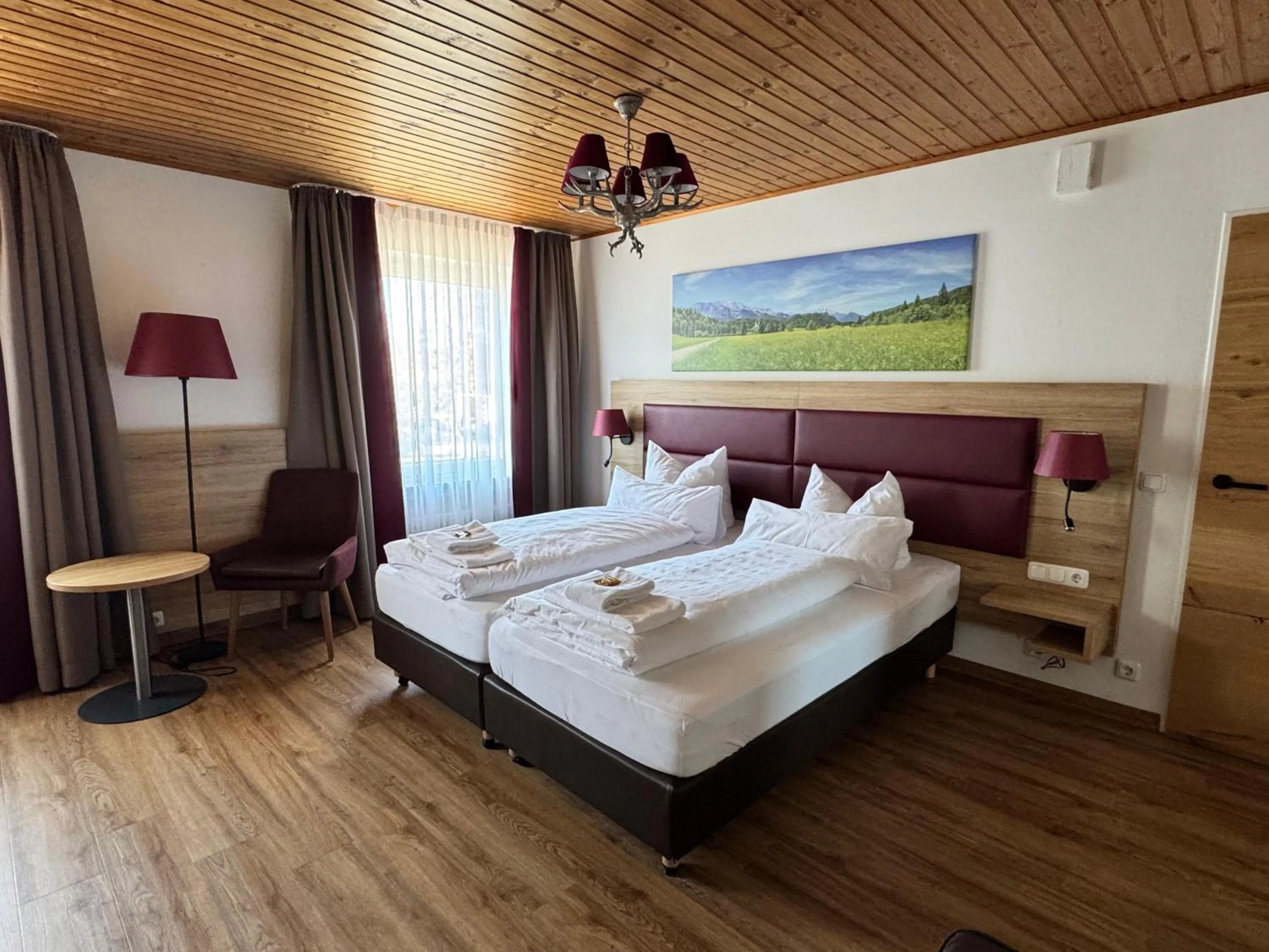 Bed in Hotel Weißbräu