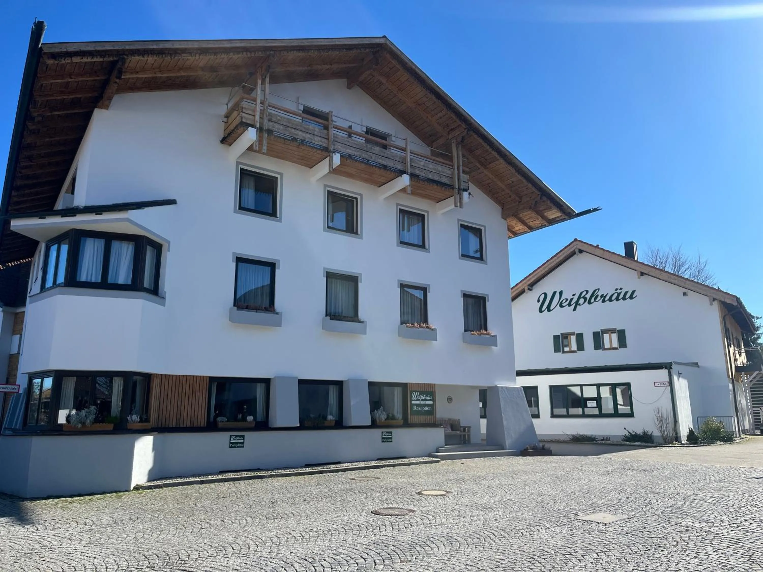 Property building in Hotel Weißbräu