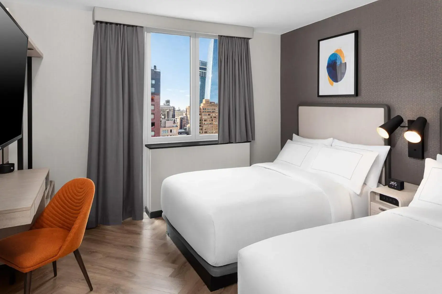 Standard Double Room with Two Double Beds in voco Times Square South New York by IHG Standard Double Room with Two Double Beds in voco Times Square South New York by IHG