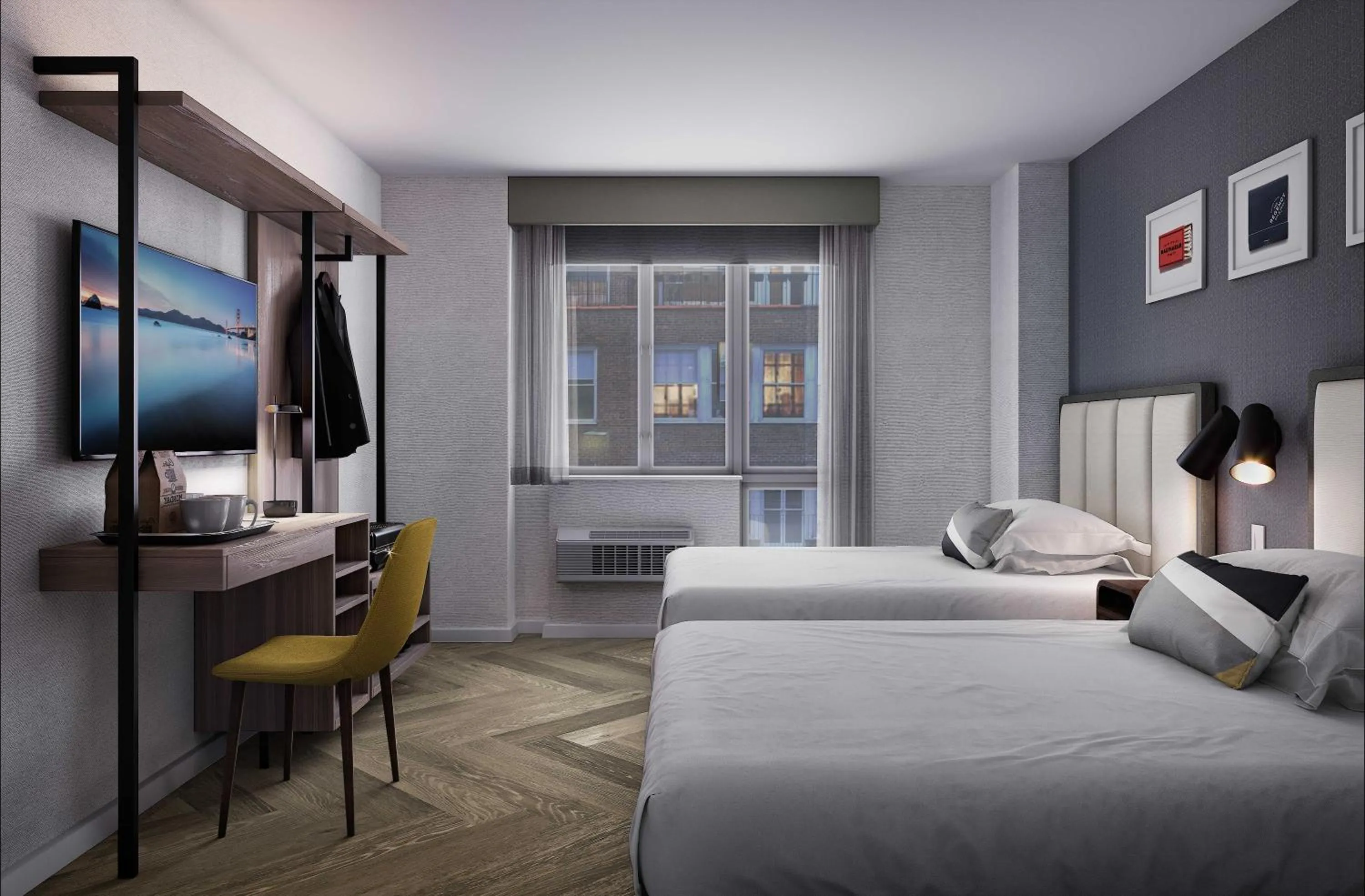 Photo of the whole room, Bed in voco Times Square South New York by IHG