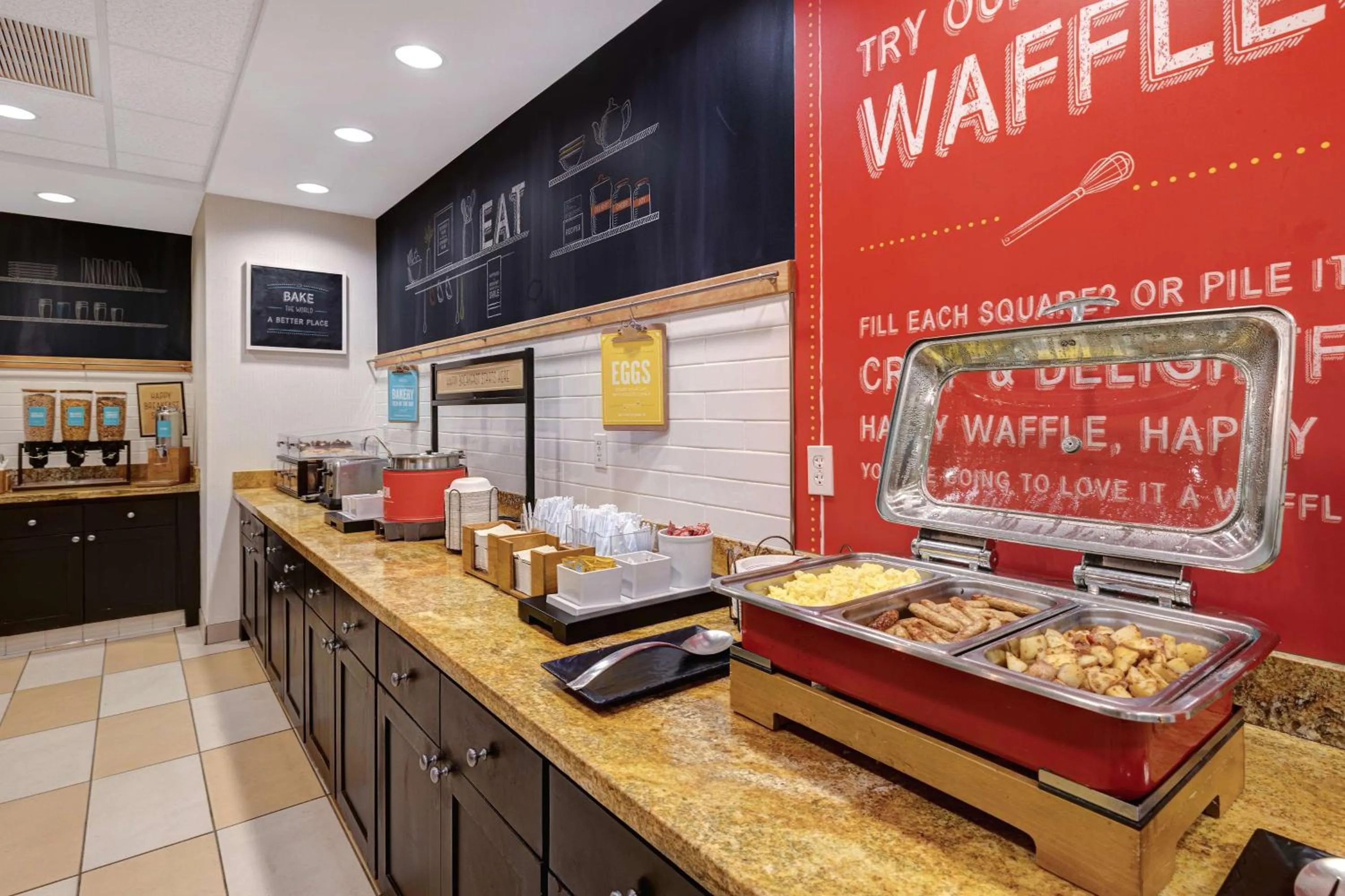 Breakfast in Hampton Inn & Suites San Luis Obispo