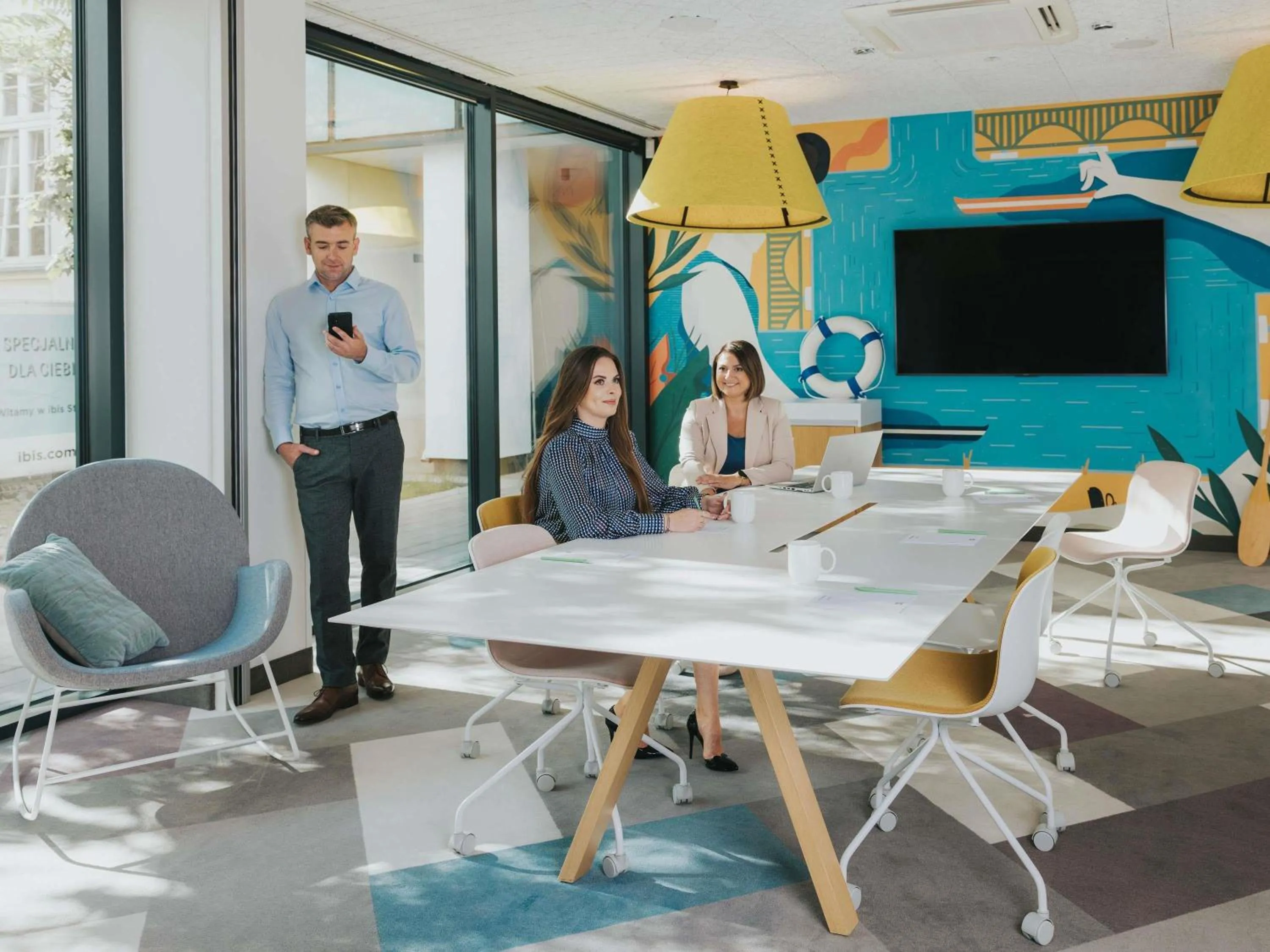 Meeting/conference room in ibis Styles Warszawa Centrum