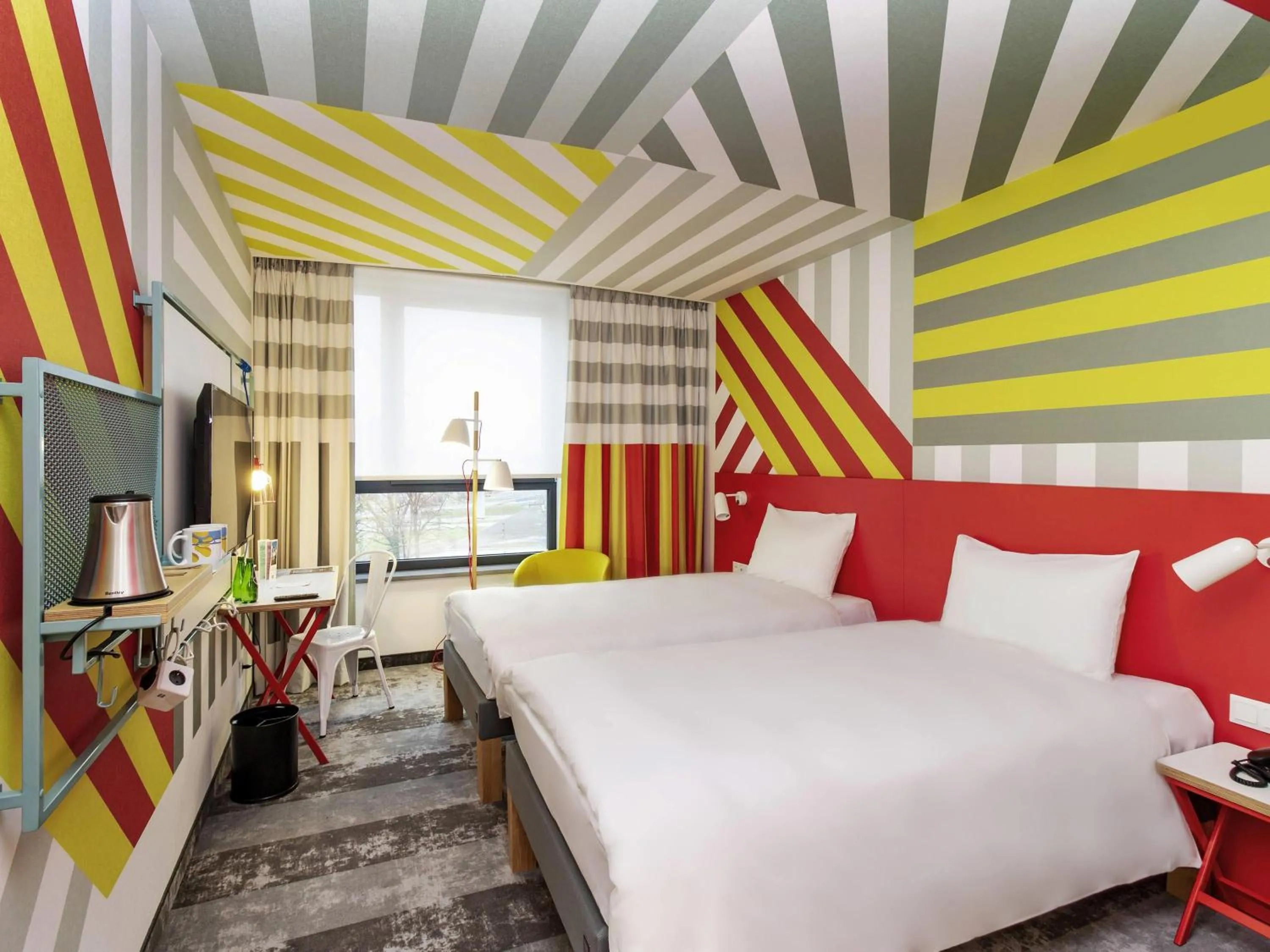 Bedroom, Bed in ibis Styles Warszawa Centrum