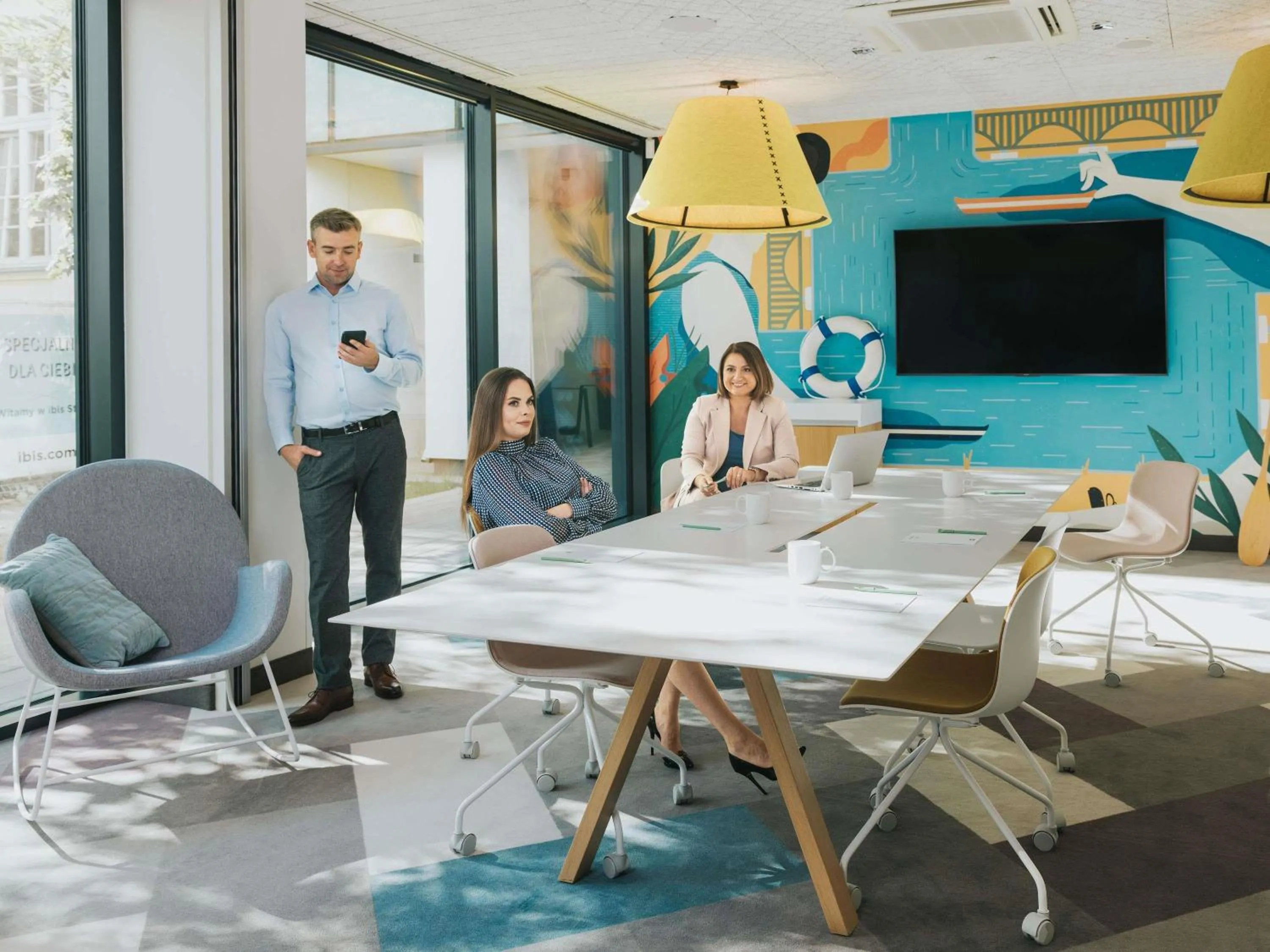 Meeting/conference room in ibis Styles Warszawa Centrum