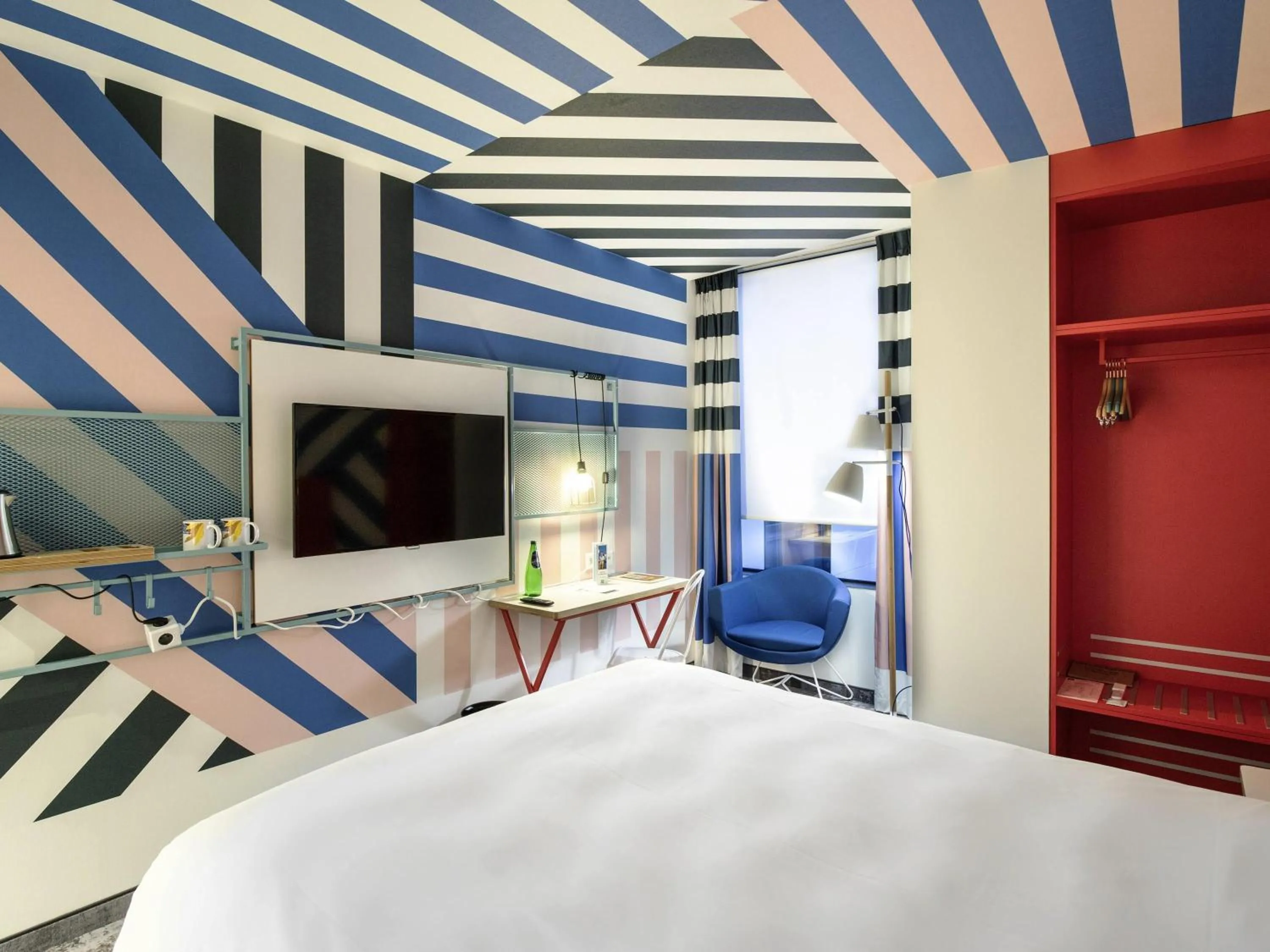 Bedroom, Bed in ibis Styles Warszawa Centrum