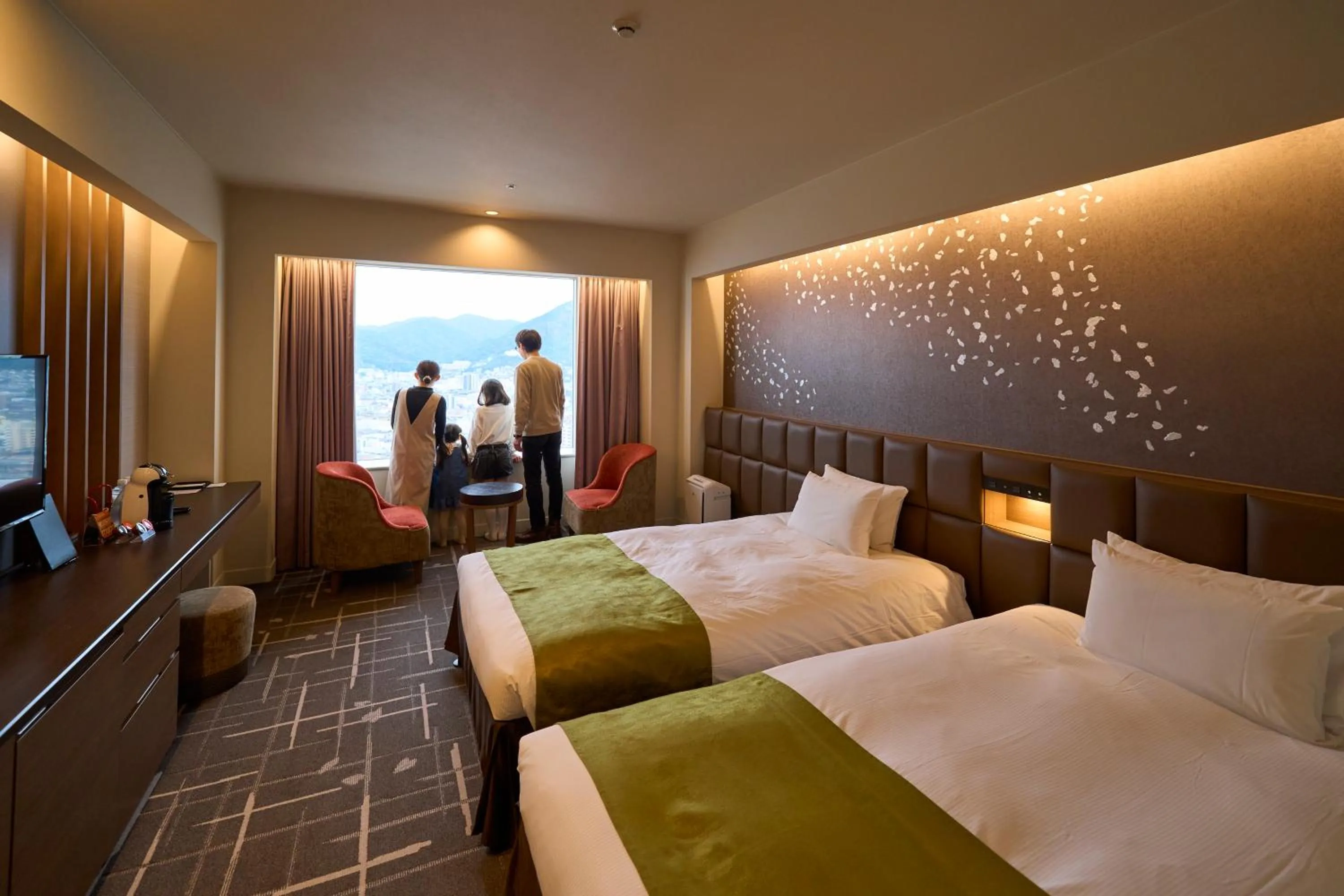 Family, Bed in Rihga Royal Hotel Kokura Fukuoka