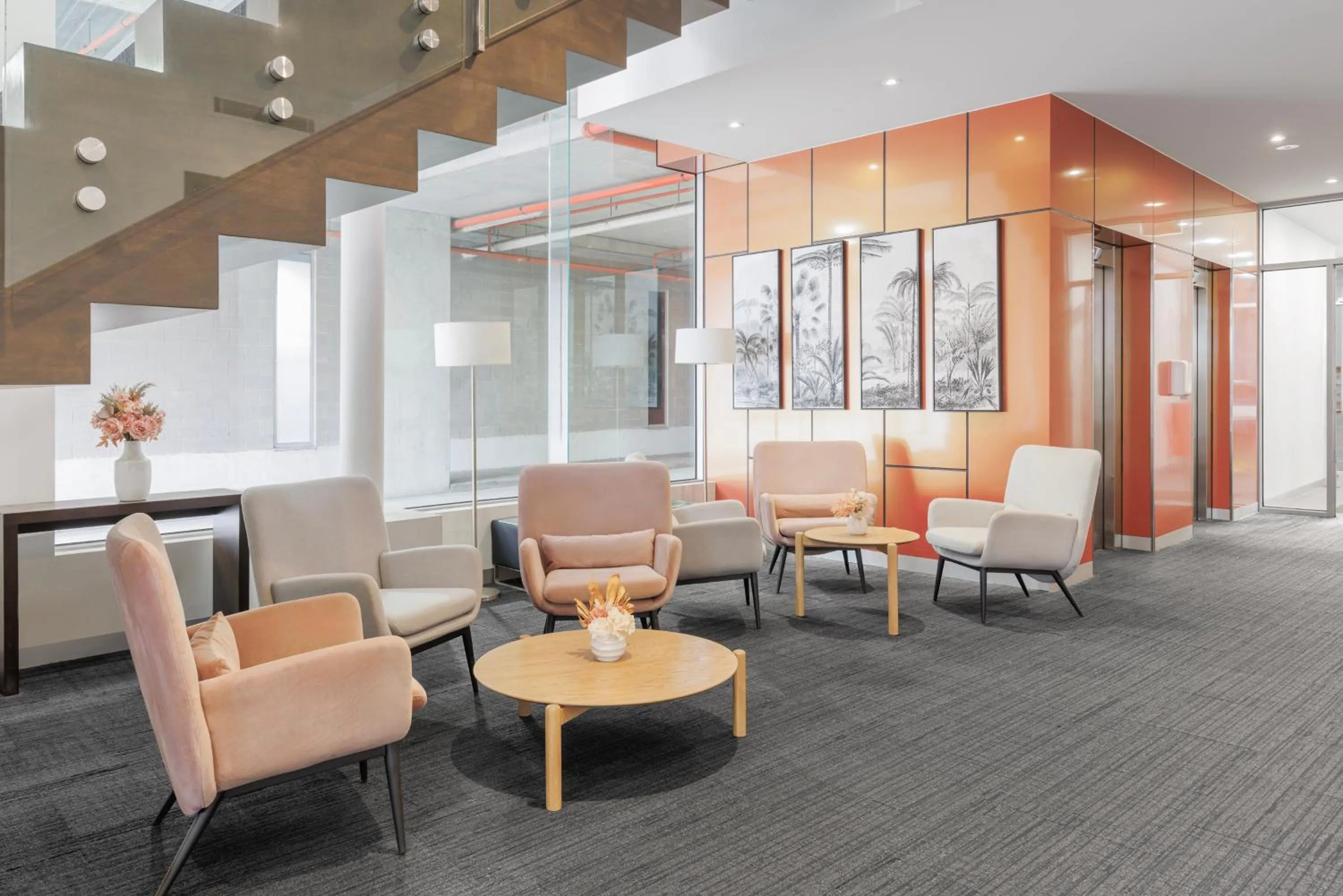 Seating area in Quest Caroline Springs