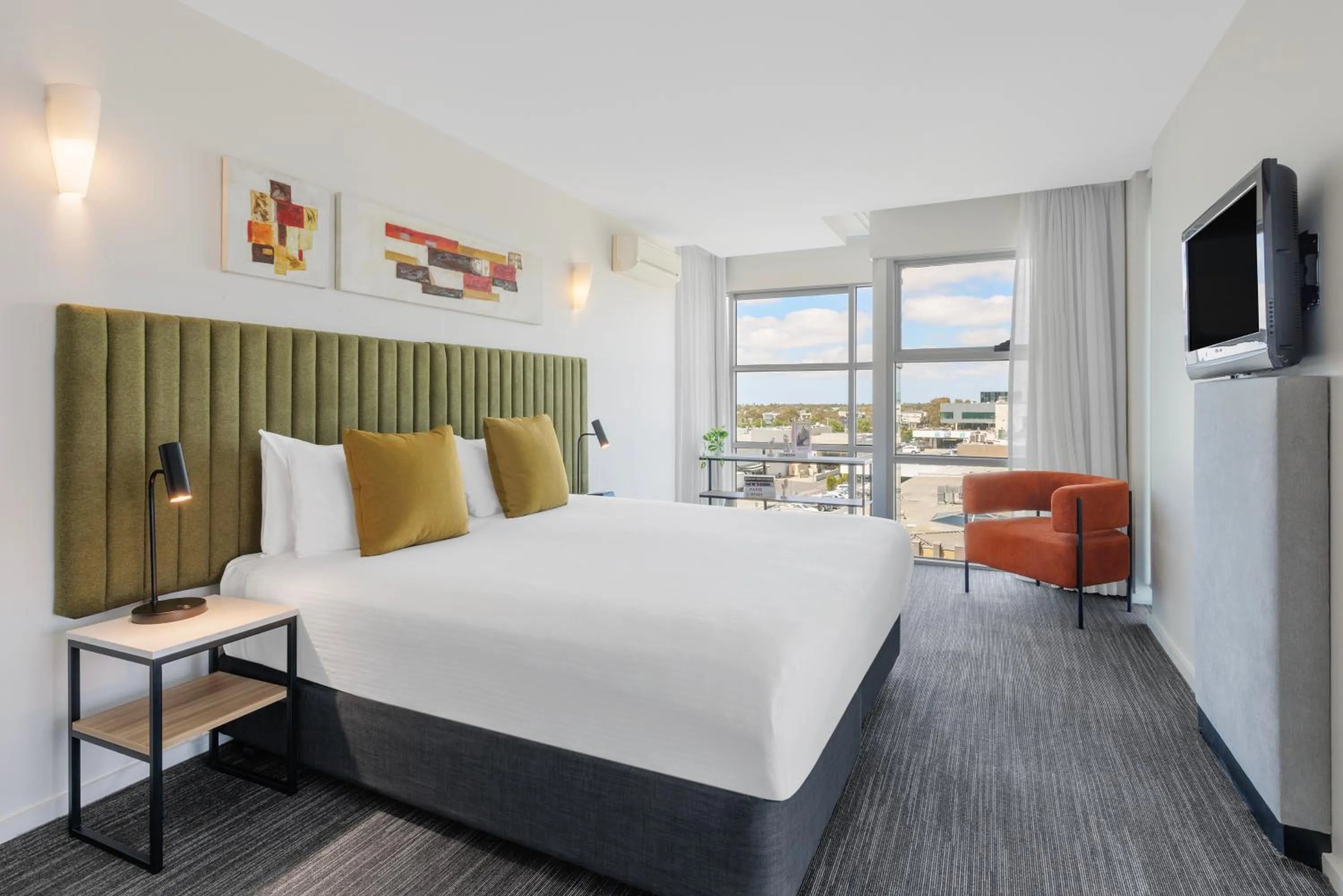 Bed in Quest Caroline Springs