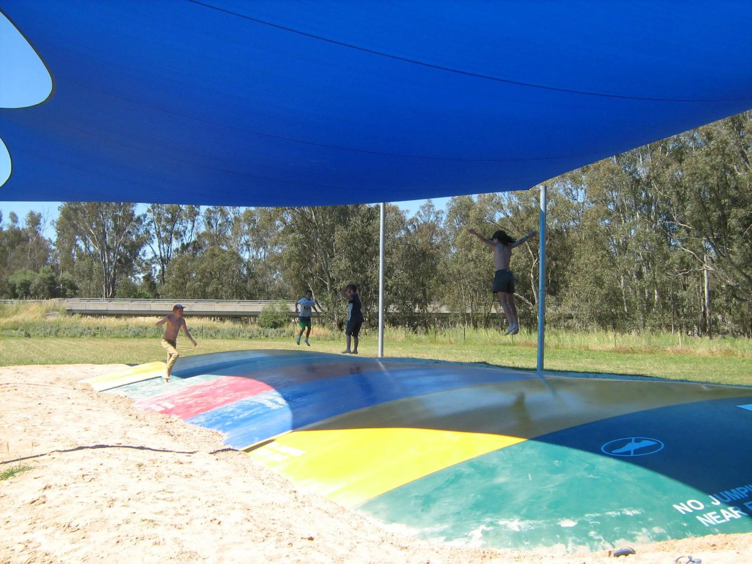 Children play ground in Rivergum Holiday Park
